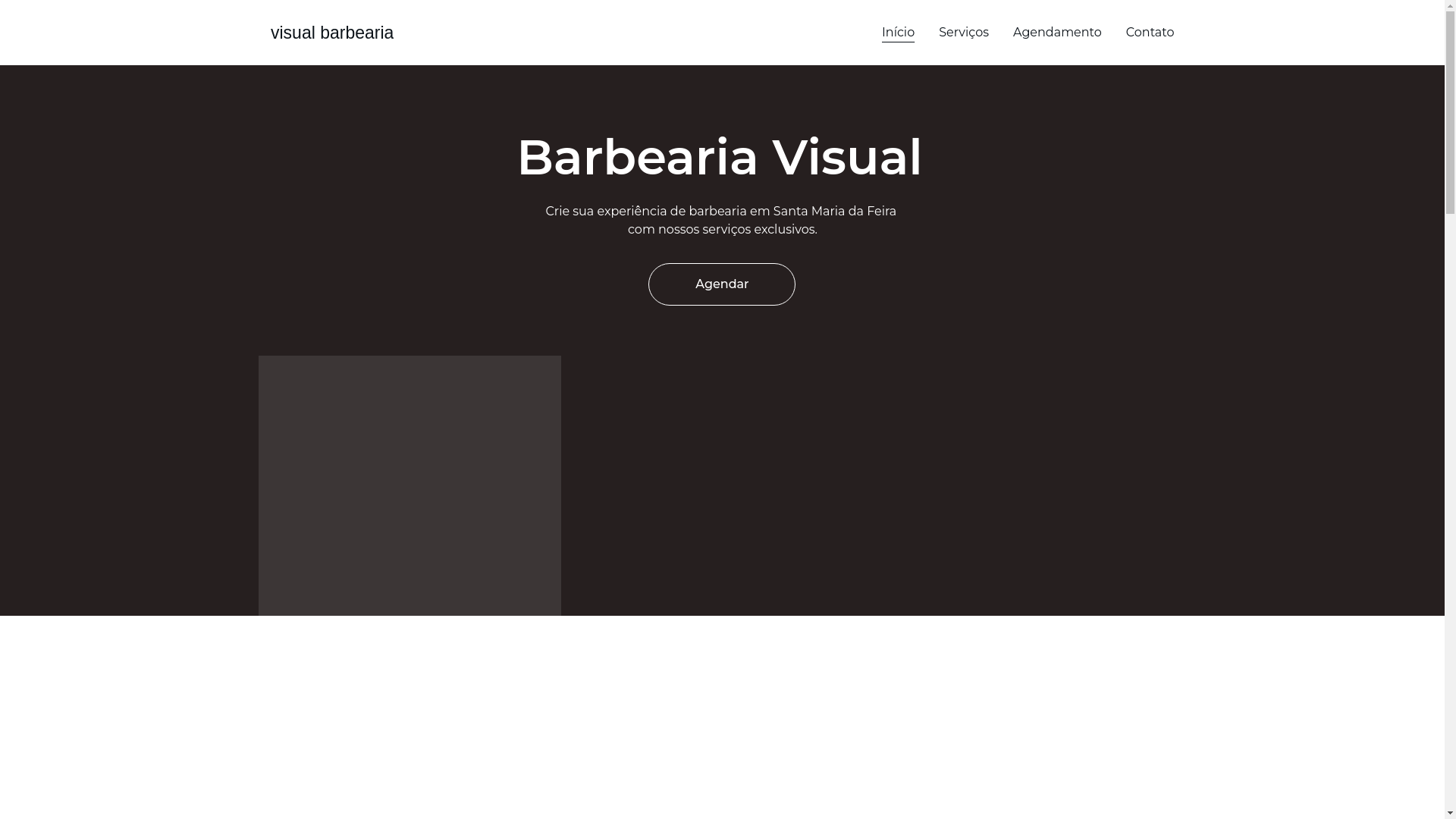 website screenshot of https://visualbarbearia.pt/