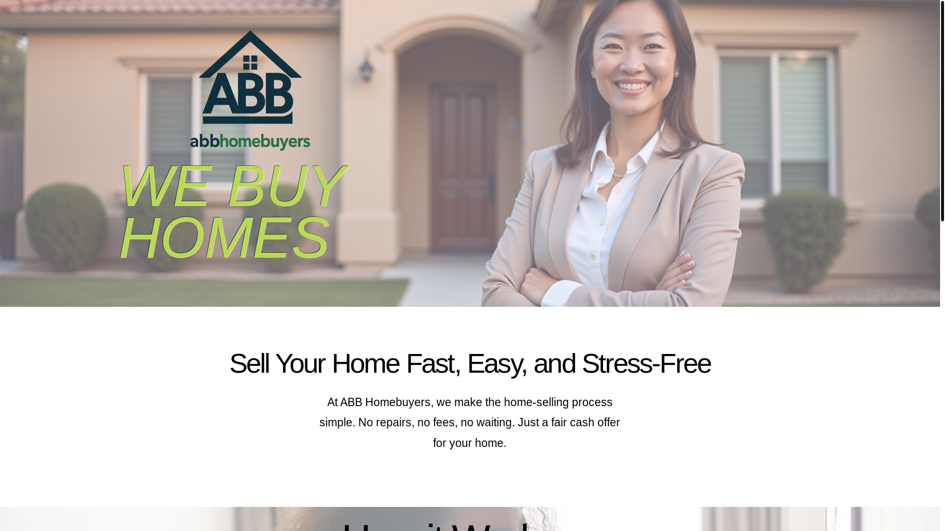 website screenshot of https://abbhomebuyers.com/