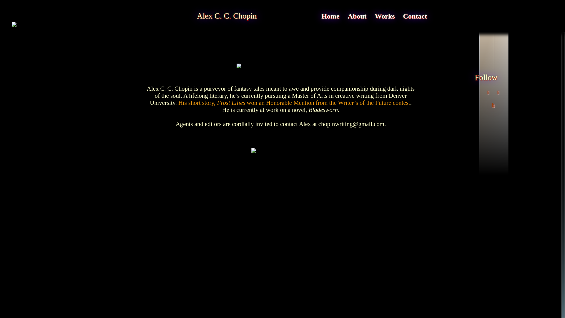 website screenshot of https://alexccchopin.com/