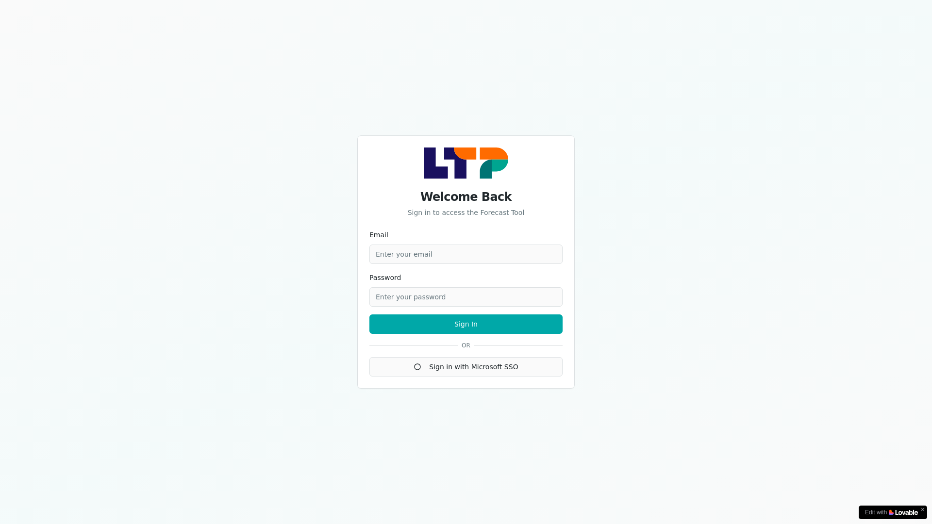 website screenshot of https://ltp-field-service.com/