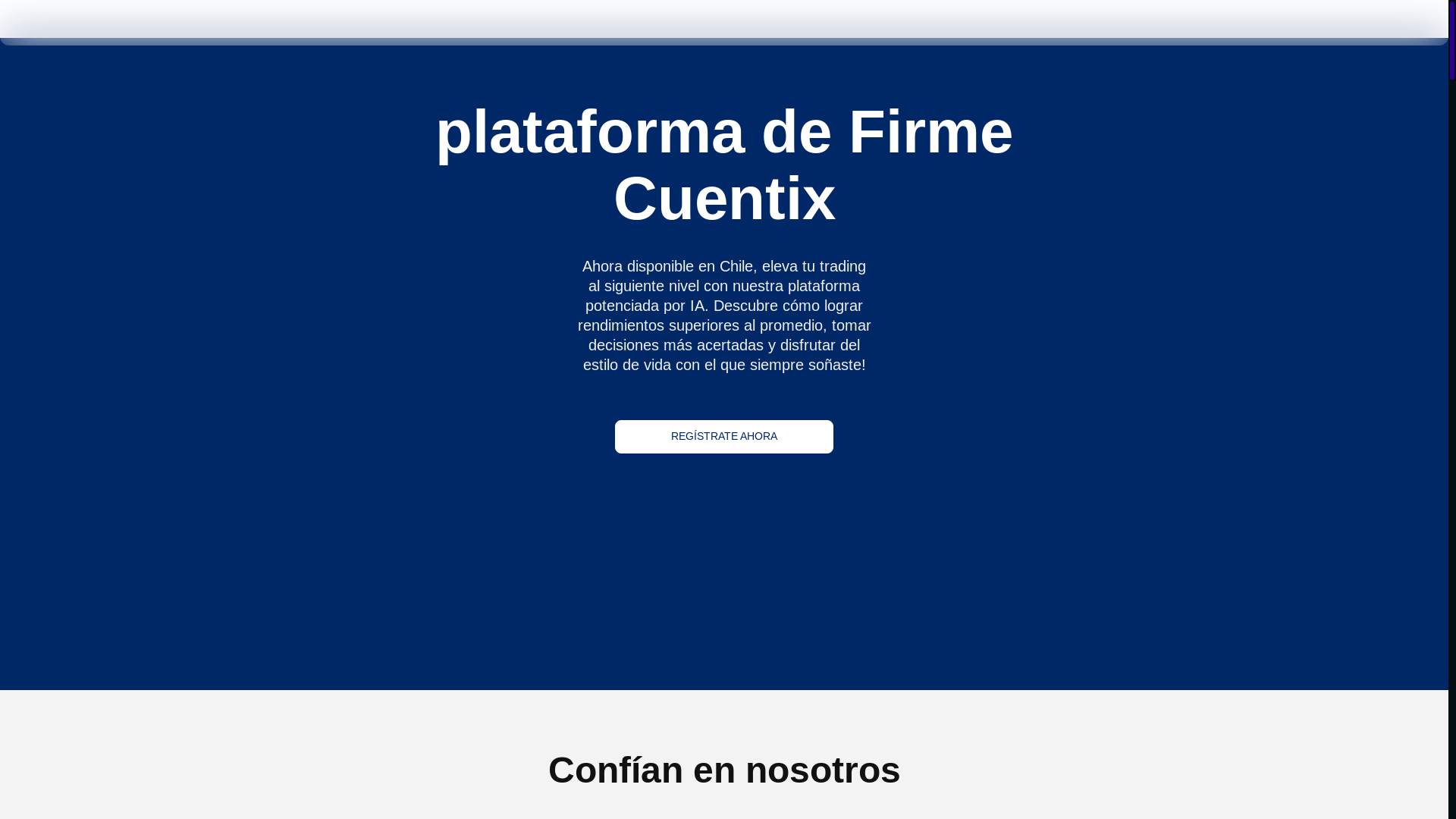 website screenshot of https://firme-cuentix.com