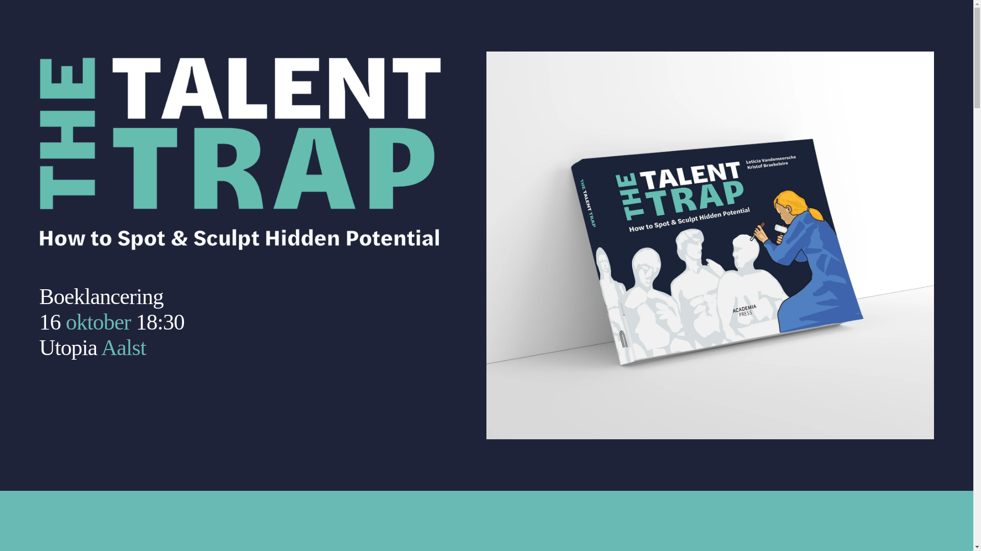 website screenshot of https://thetalenttrap.eu/