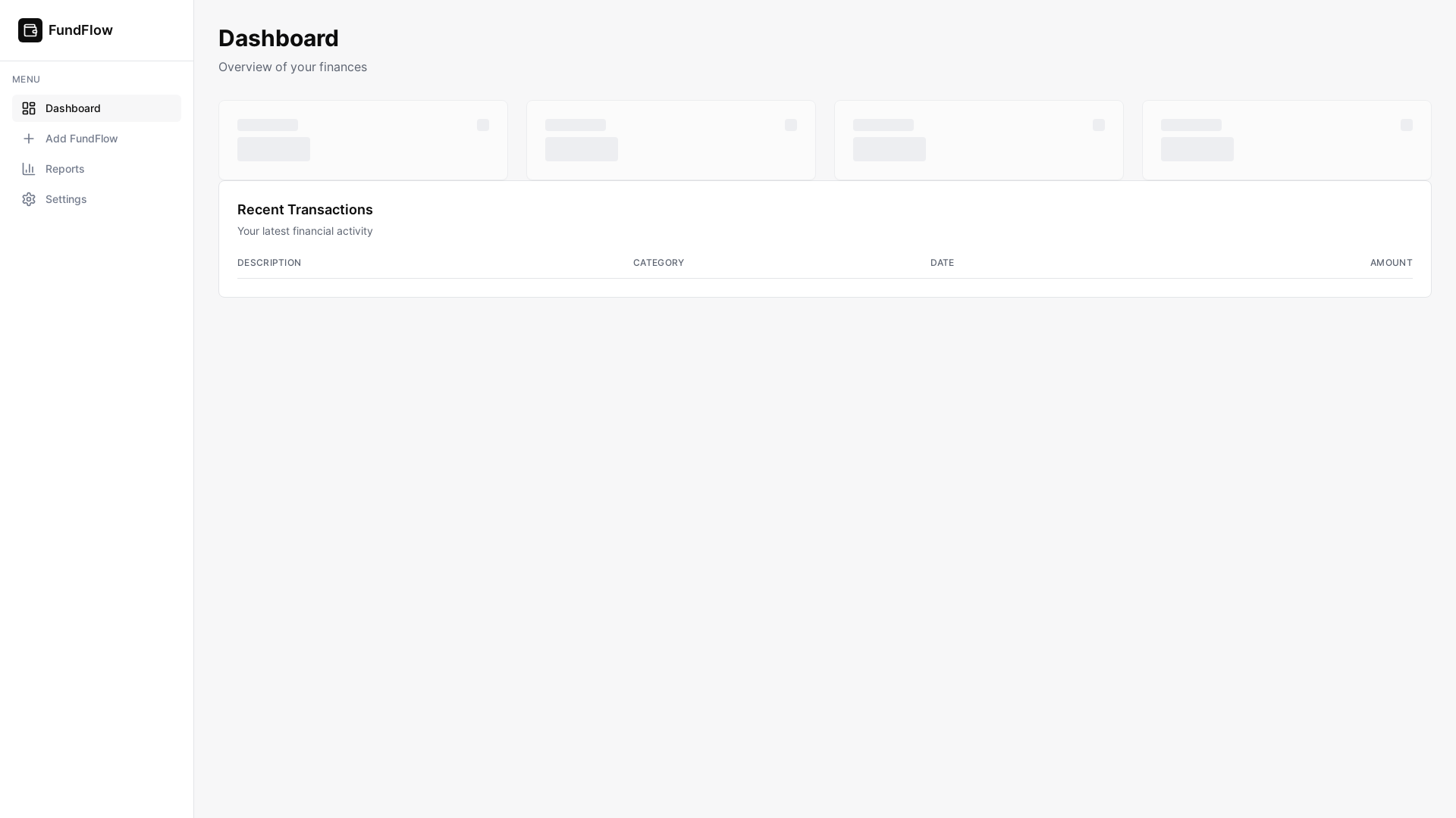 website screenshot of https://fundflow-finace-tracker.pages.dev/
