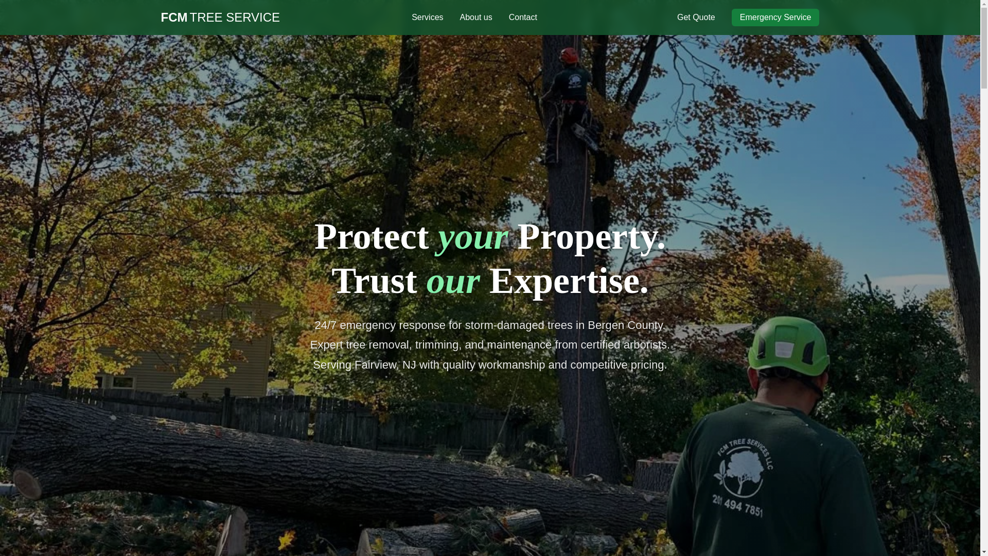 website screenshot of https://fcmtreeservice.pages.dev/