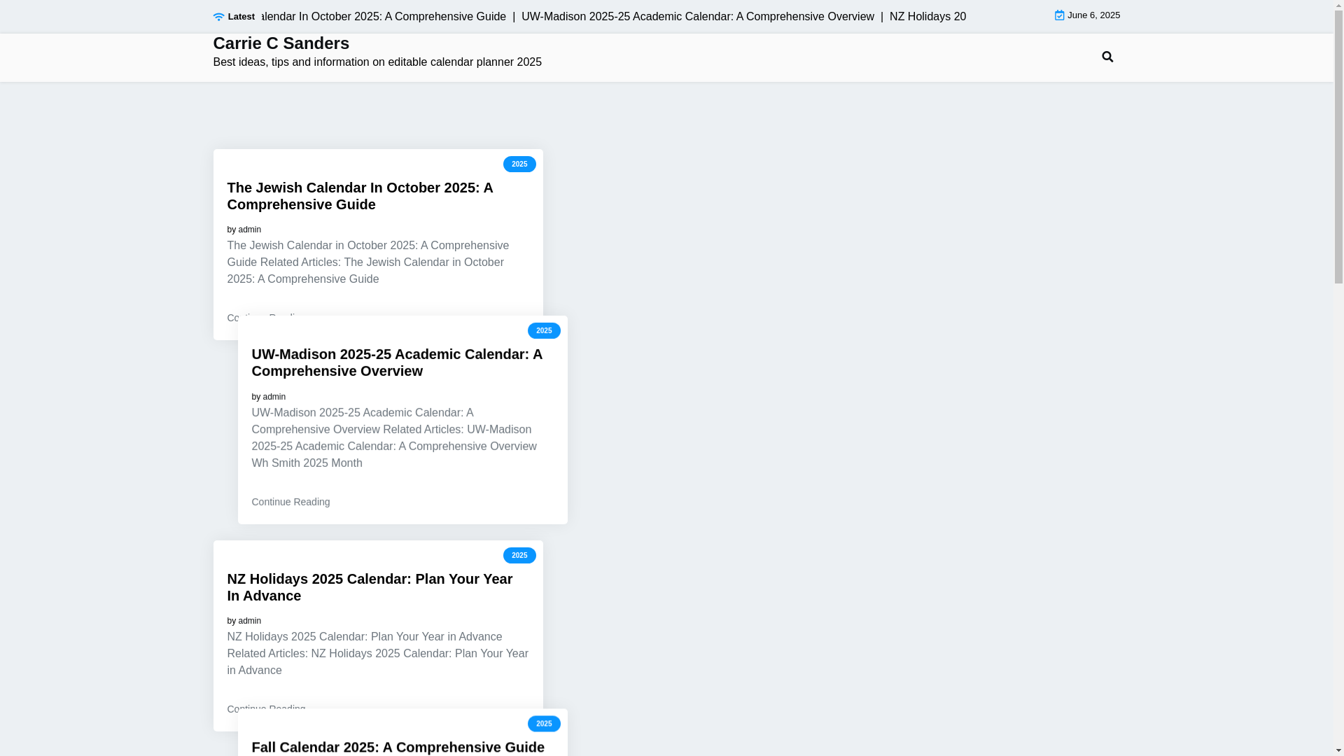 website screenshot of https://carriecsandersm.pages.dev/