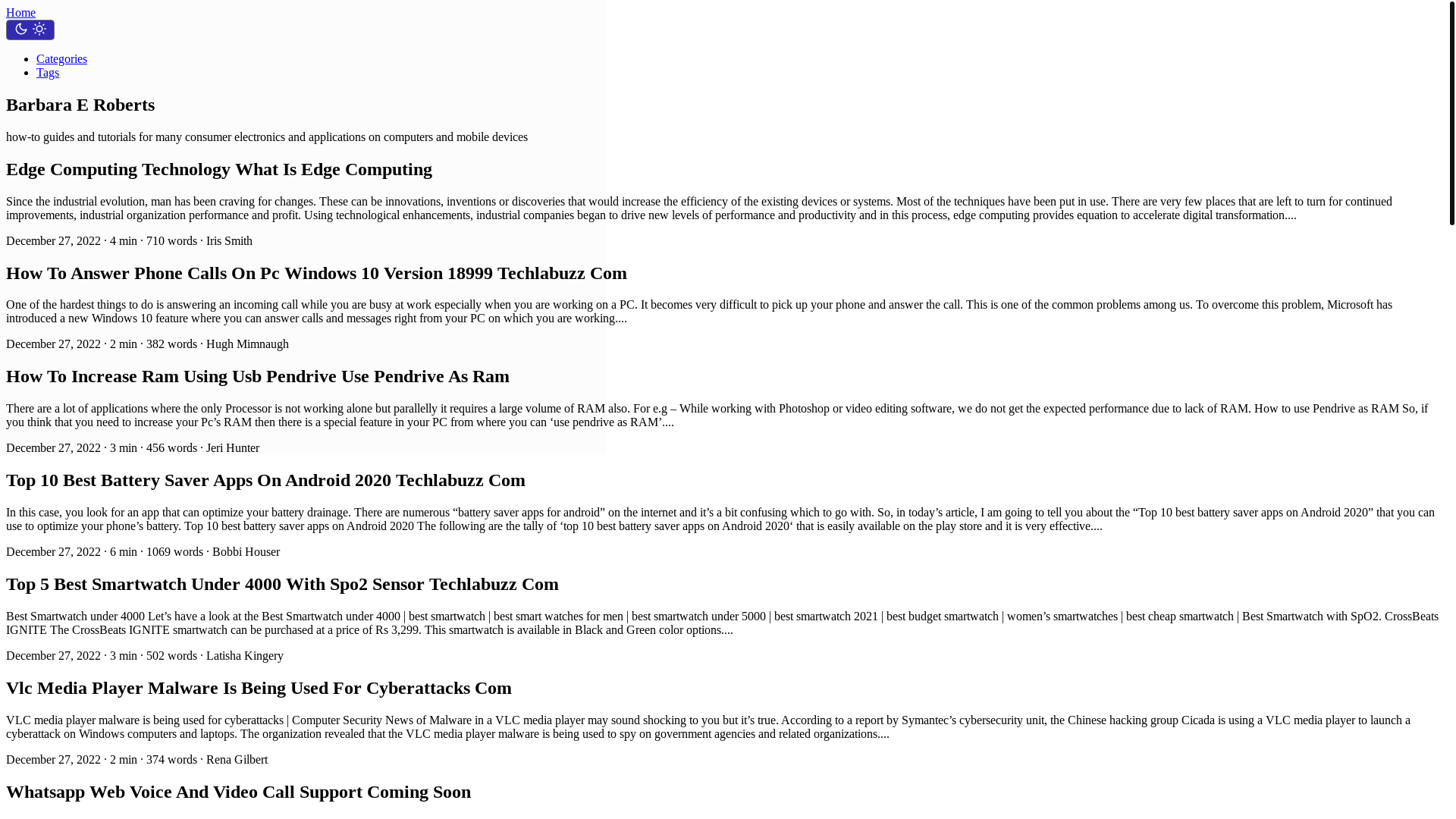 website screenshot of https://barbaraerobertsl.pages.dev/