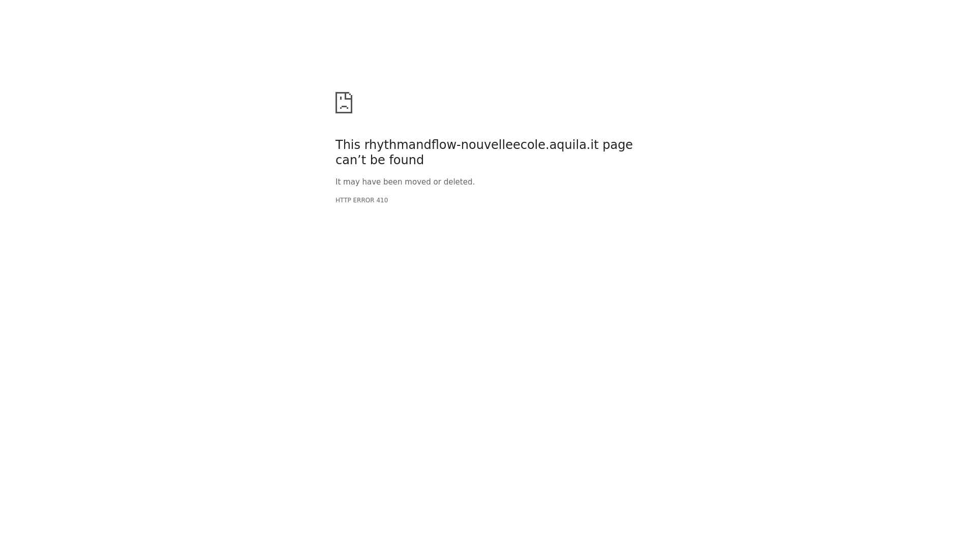 website screenshot of https://rhythmandflow-nouvelleecole.aquila.it/