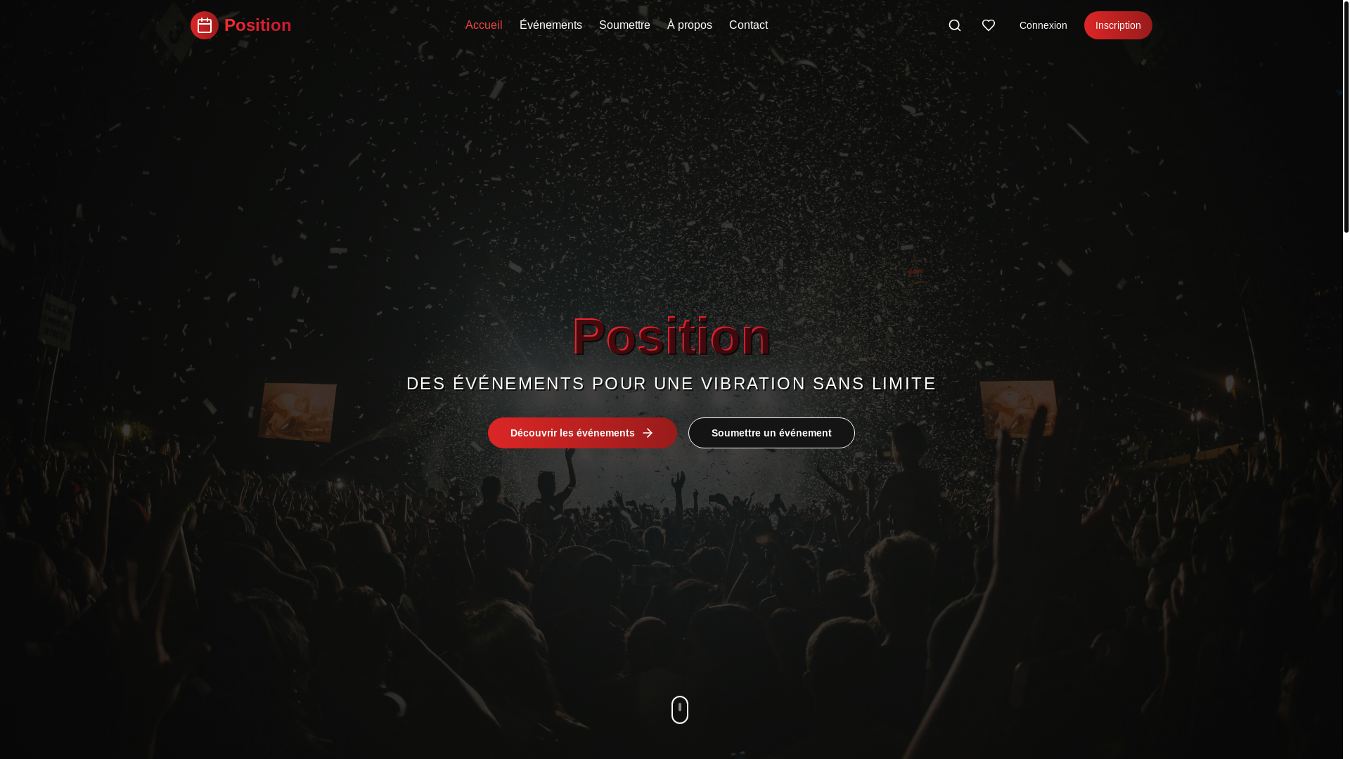 website screenshot of https://positionevent.ca/