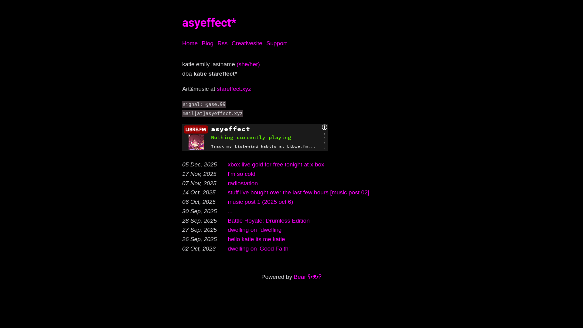 website screenshot of https://asyeffect.net/