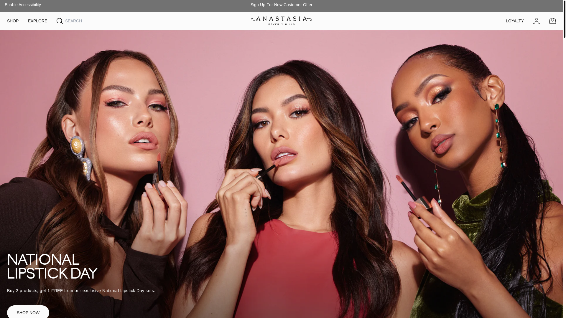 website screenshot of https://anastasiabeverlyhills.com/