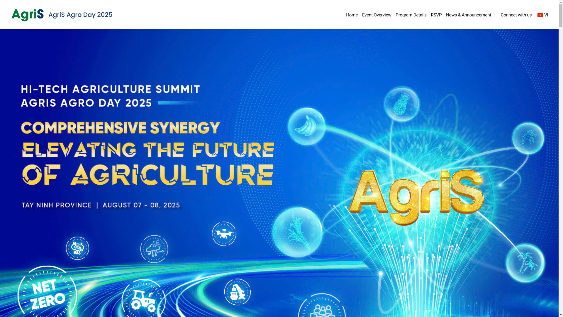 website screenshot of https://vietnam-agrisday.com/
