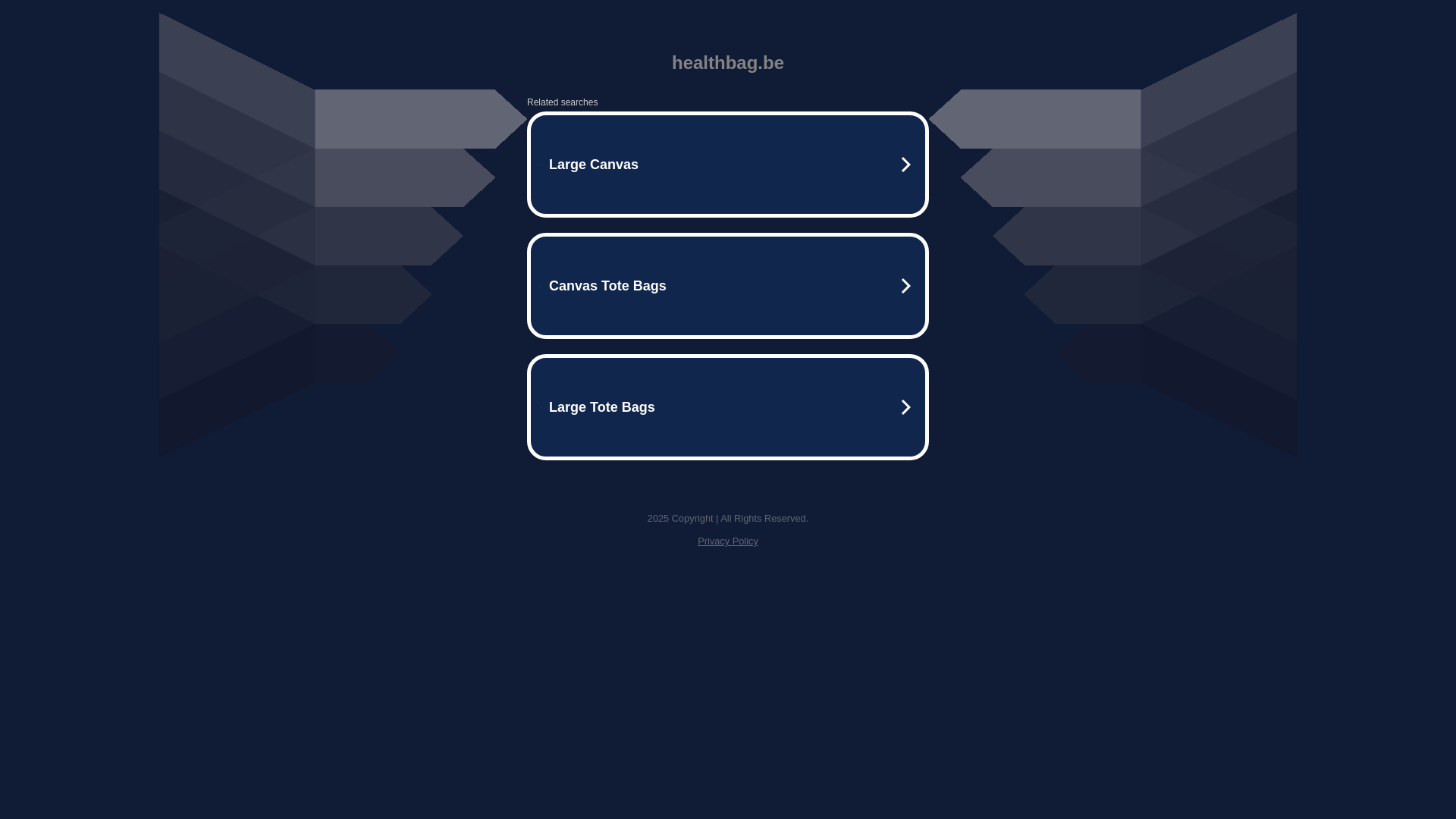 website screenshot of https://healthbag.be/