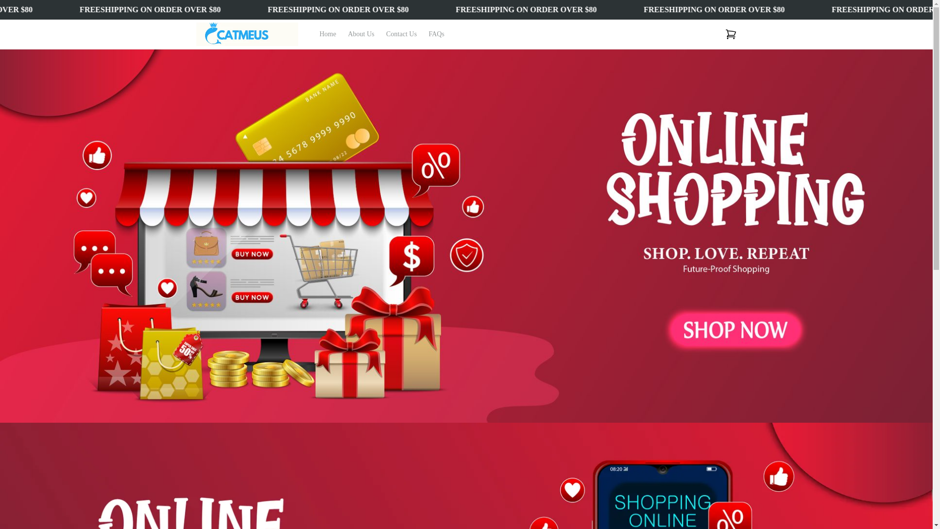 website screenshot of https://catmeus.com/