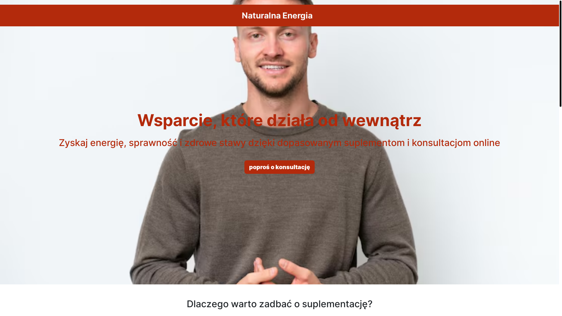website screenshot of https://naturalnaenergiaa.com/