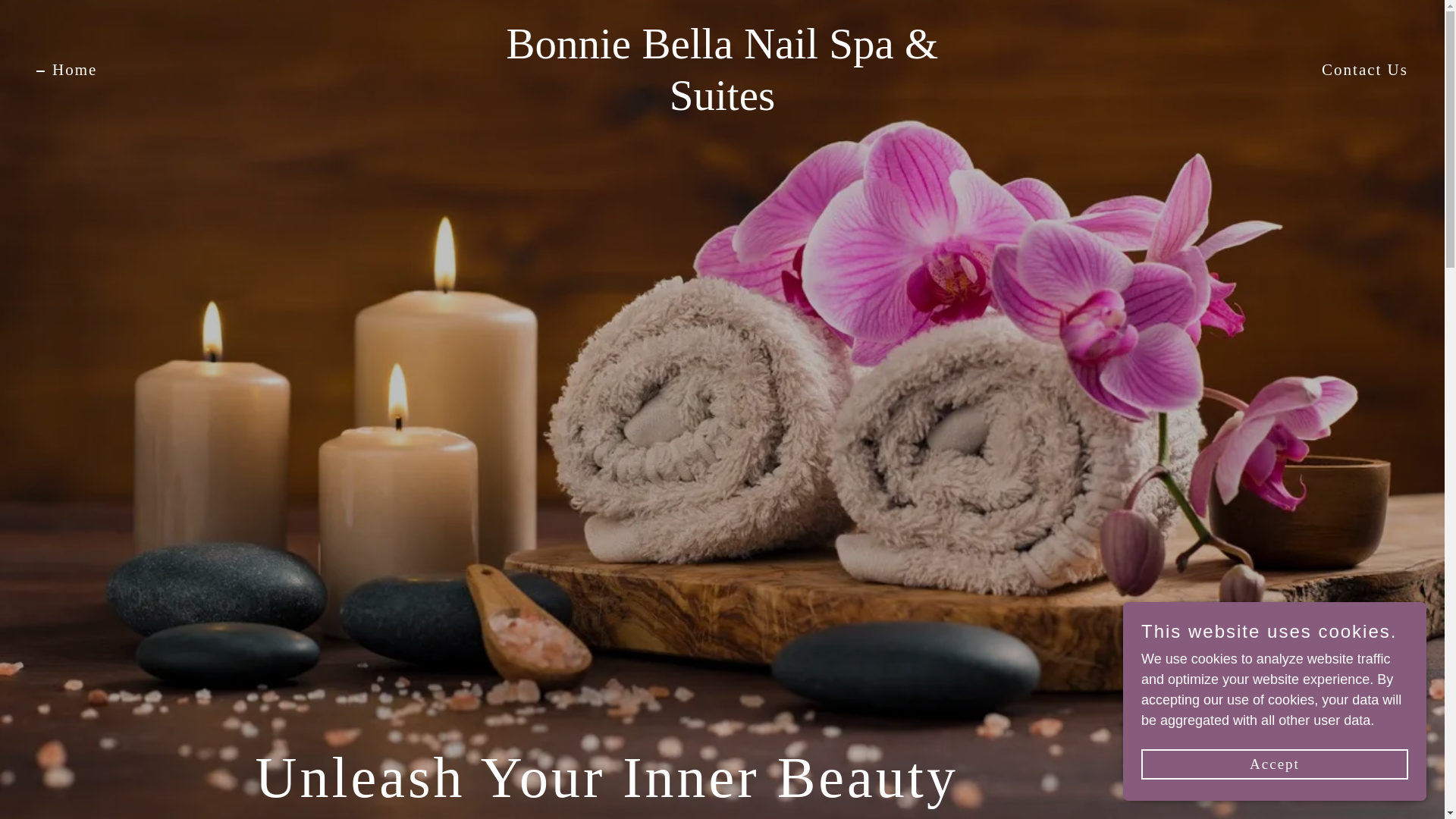 website screenshot of https://bonniebellanails.co/