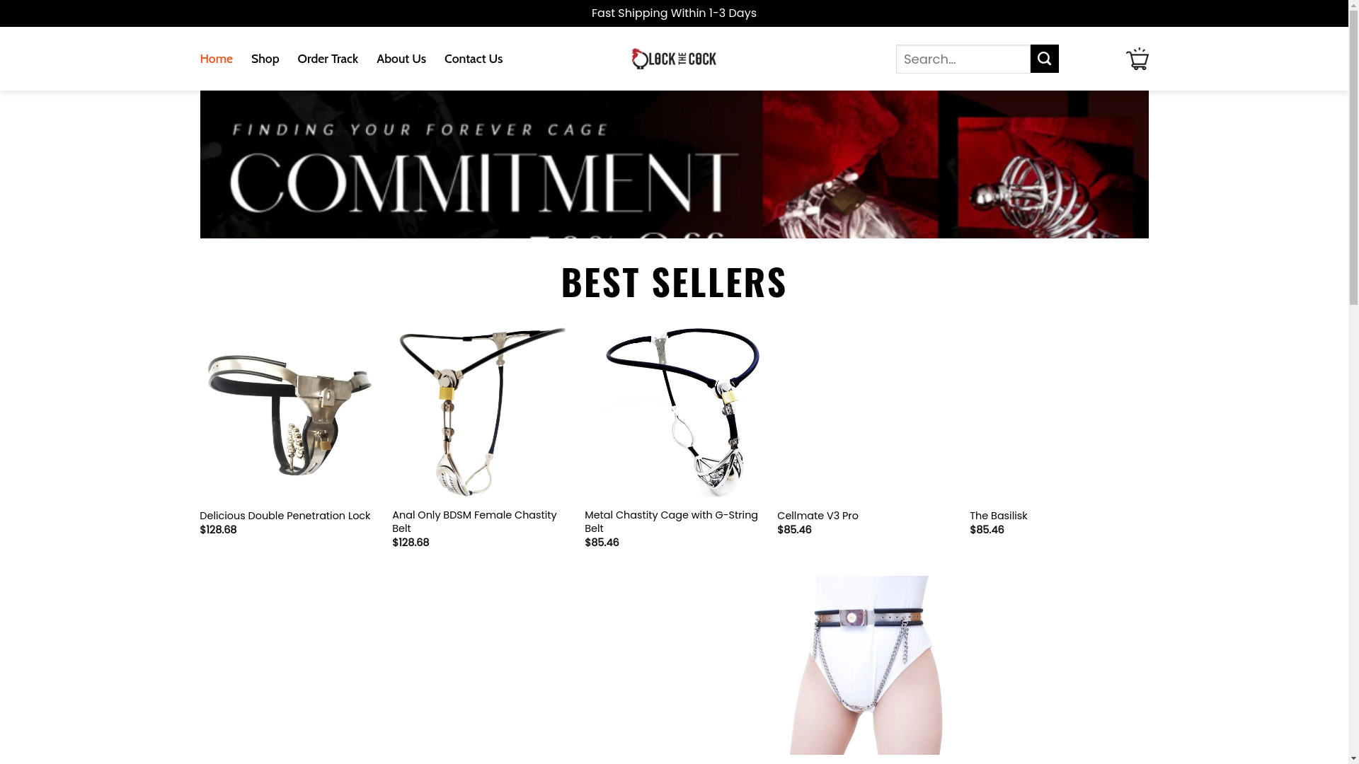 website screenshot of https://mylockthecock.shop/