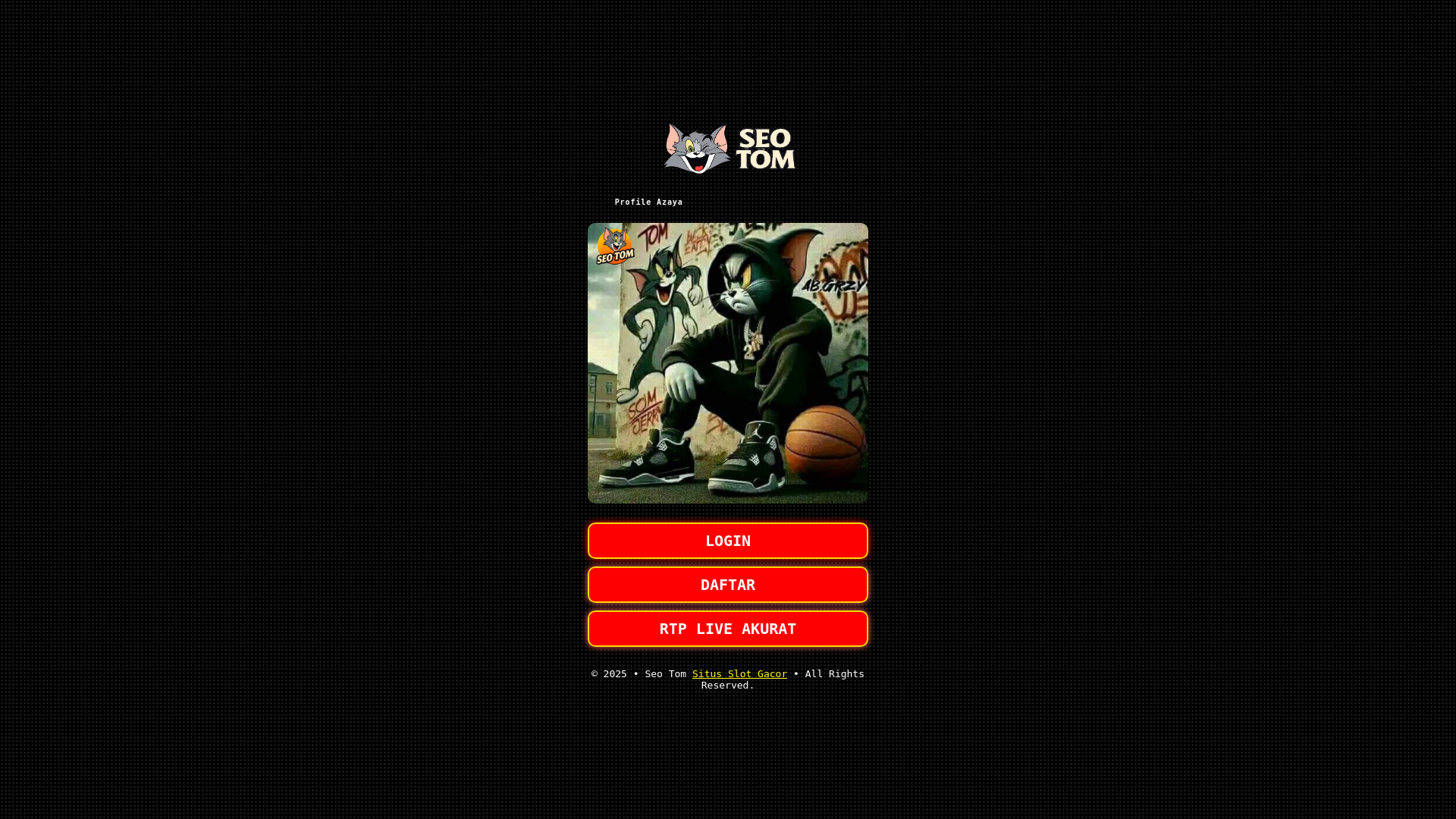 website screenshot of https://profile-azaya.pages.dev/