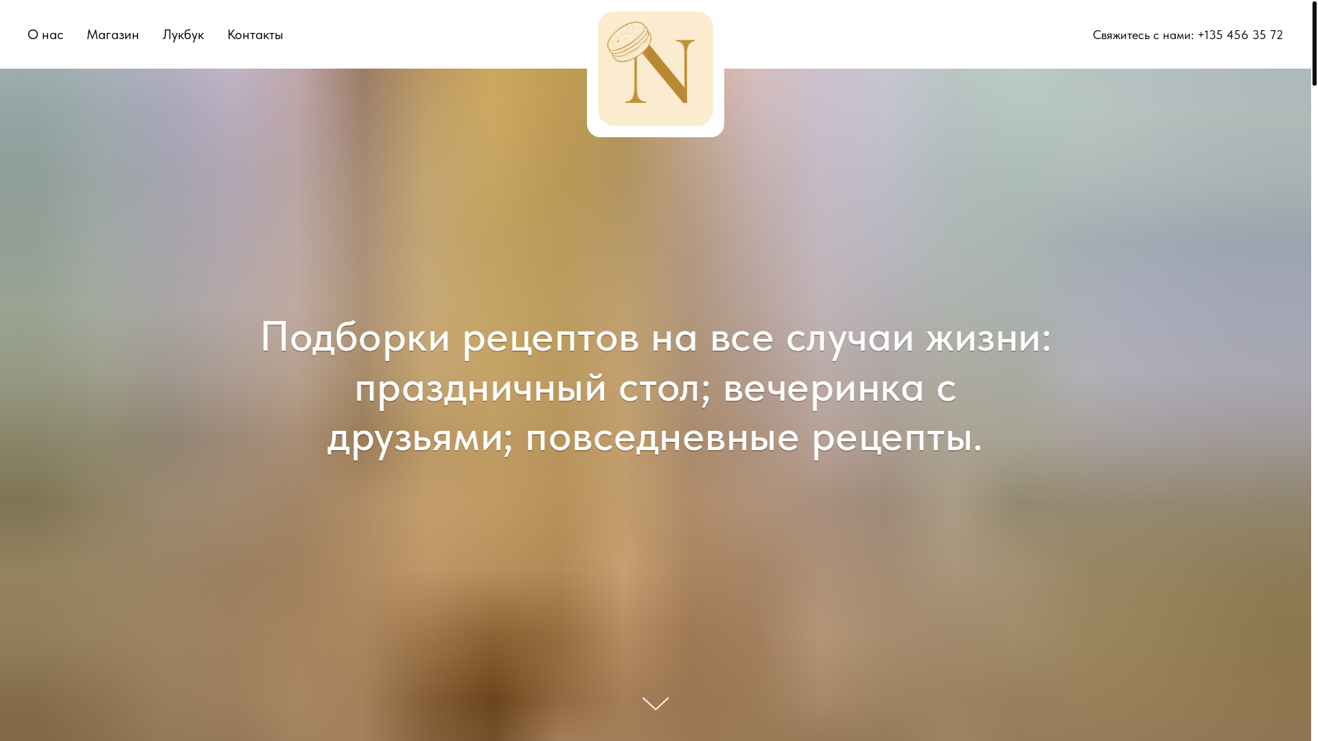 website screenshot of https://nikafoodmate.ru/