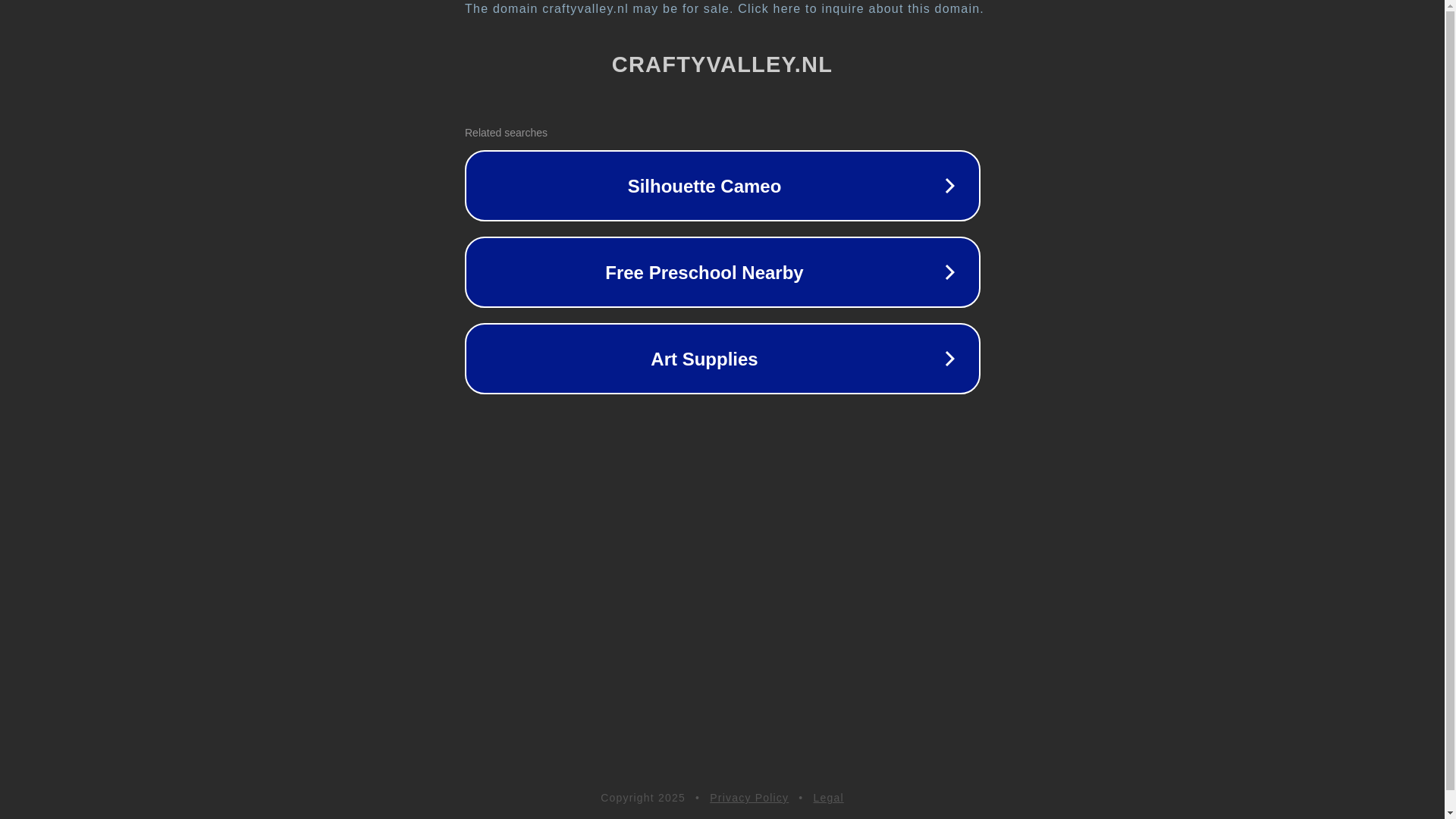 website screenshot of https://craftyvalley.nl/