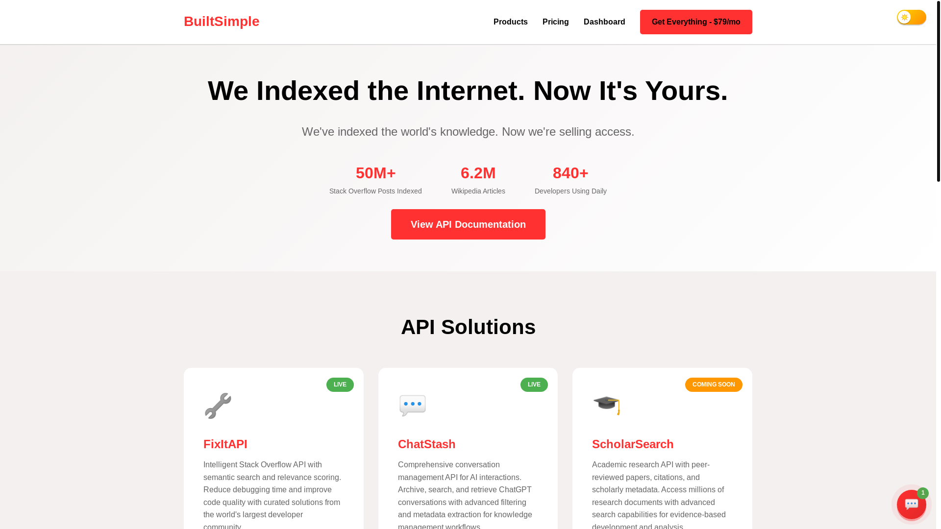 website screenshot of https://builtsimple-website.pages.dev/