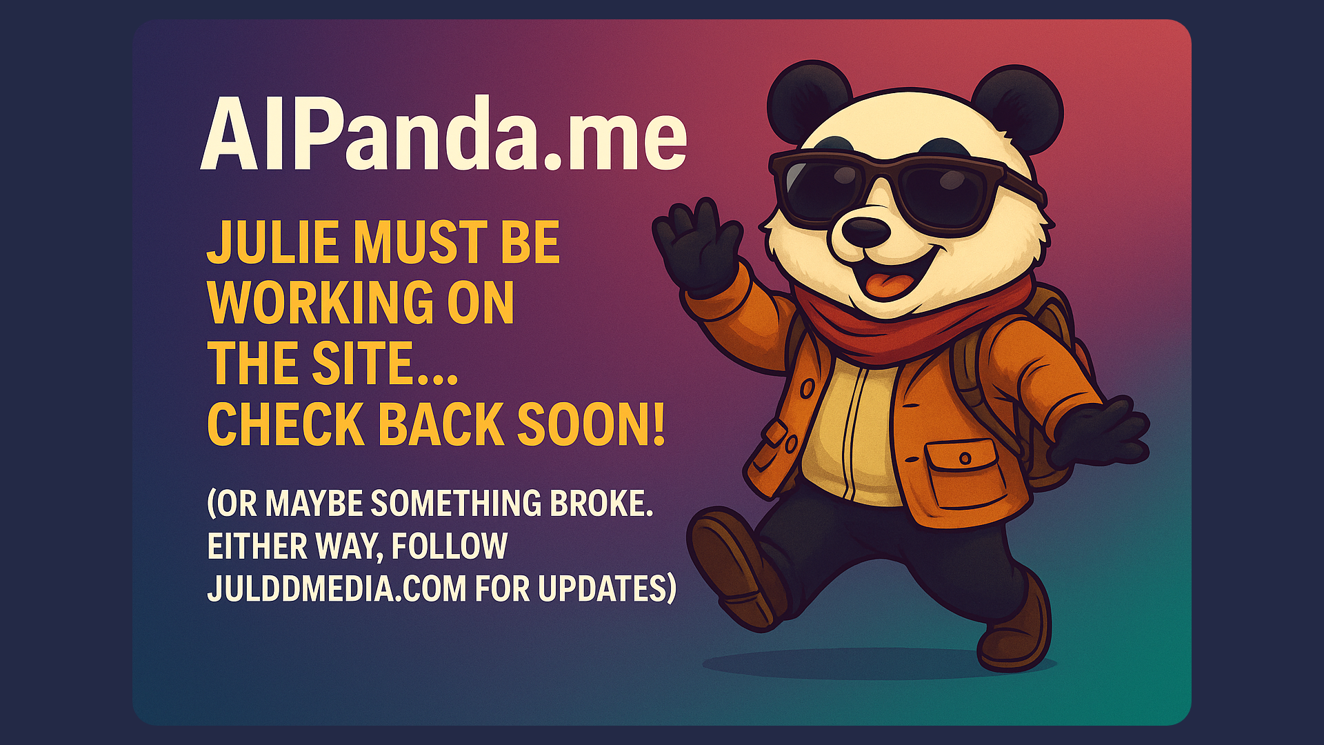 website screenshot of https://aipanda-under-construction.pages.dev/