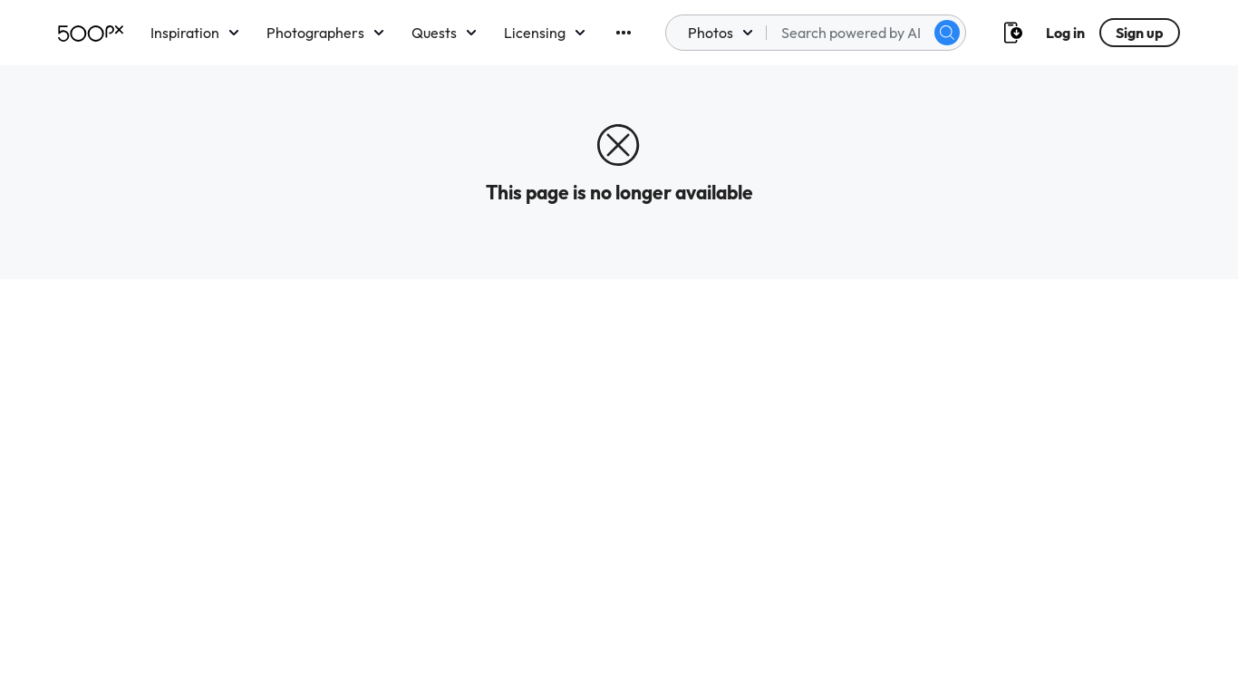 website screenshot of https://500px.com/guillermoglezma