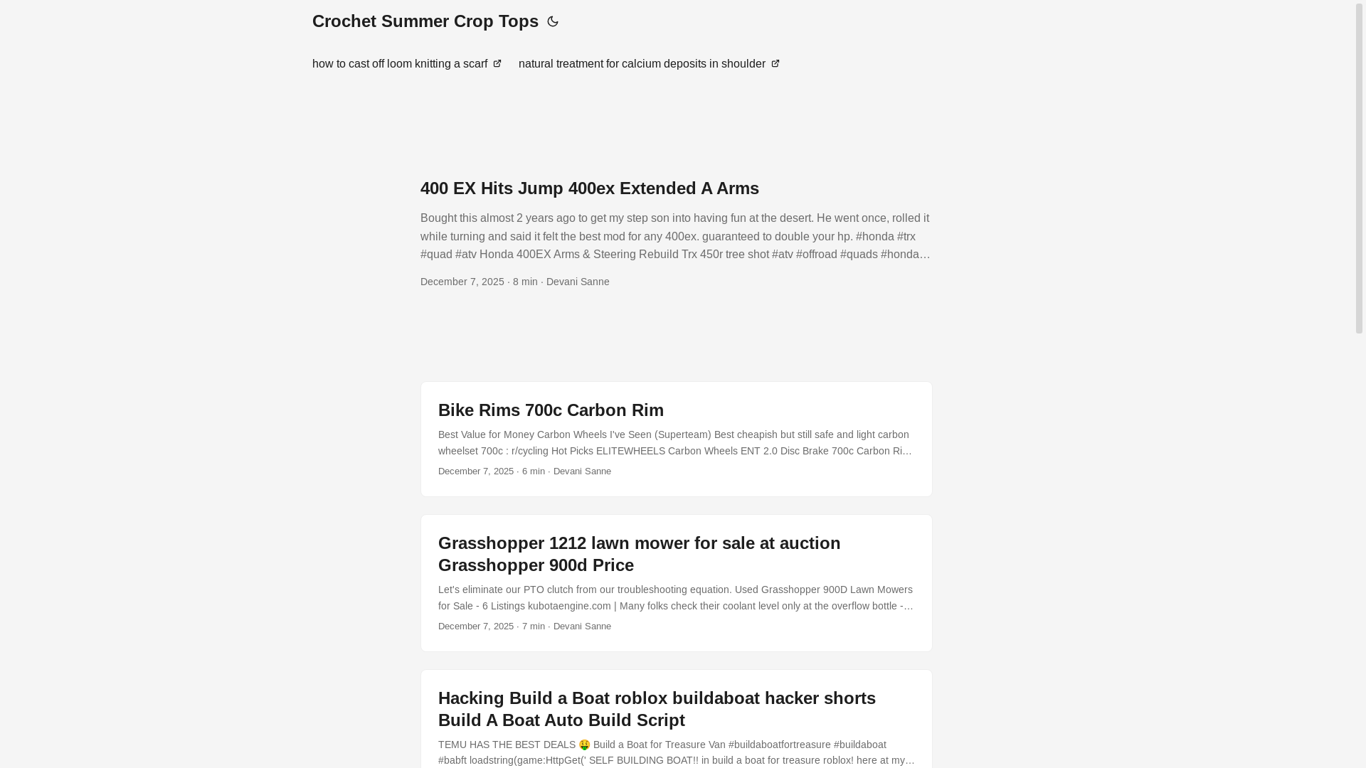 website screenshot of https://crochetsummercroptops2.pages.dev/