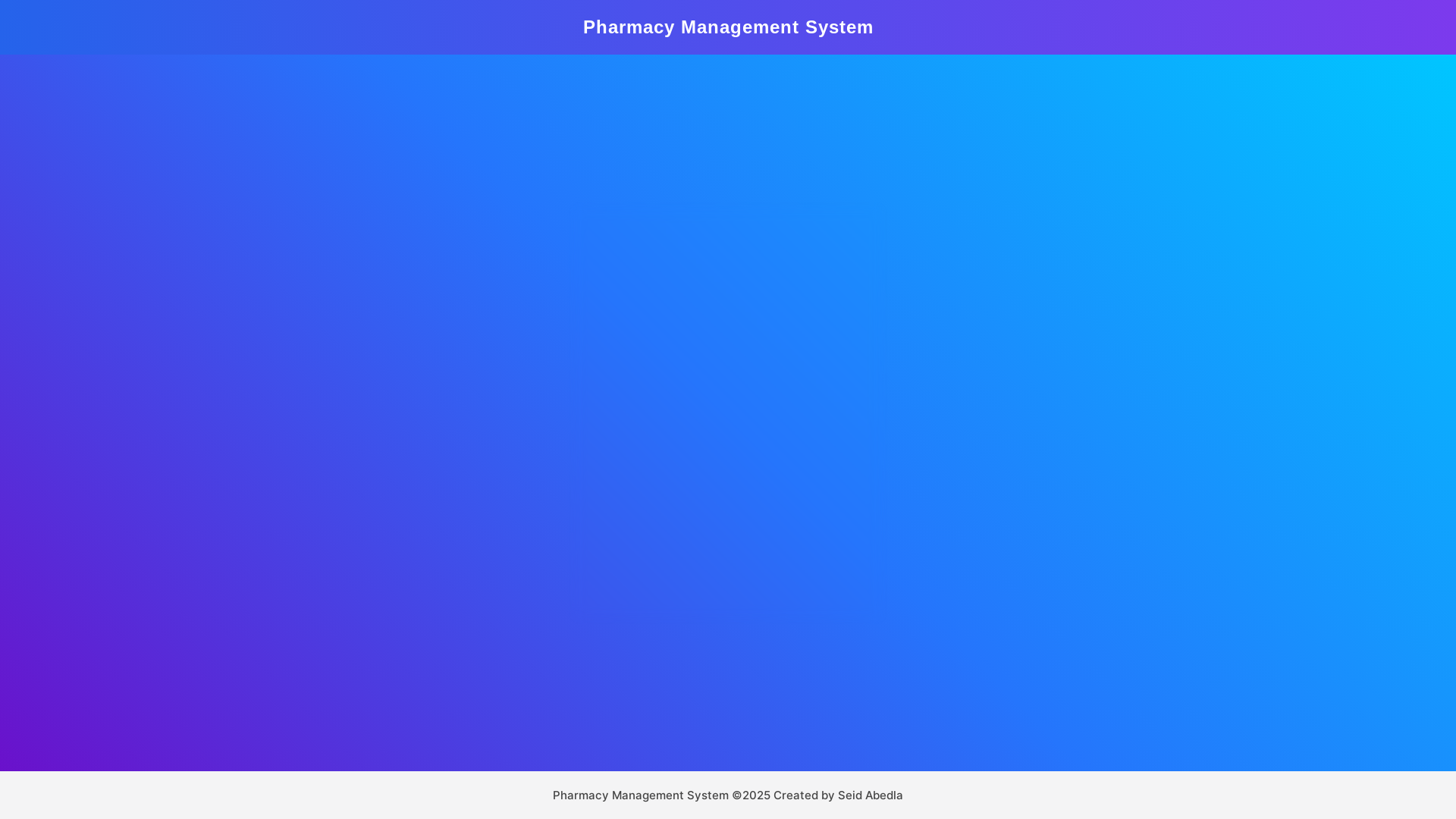 website screenshot of https://pharmacy-management-system.pages.dev/