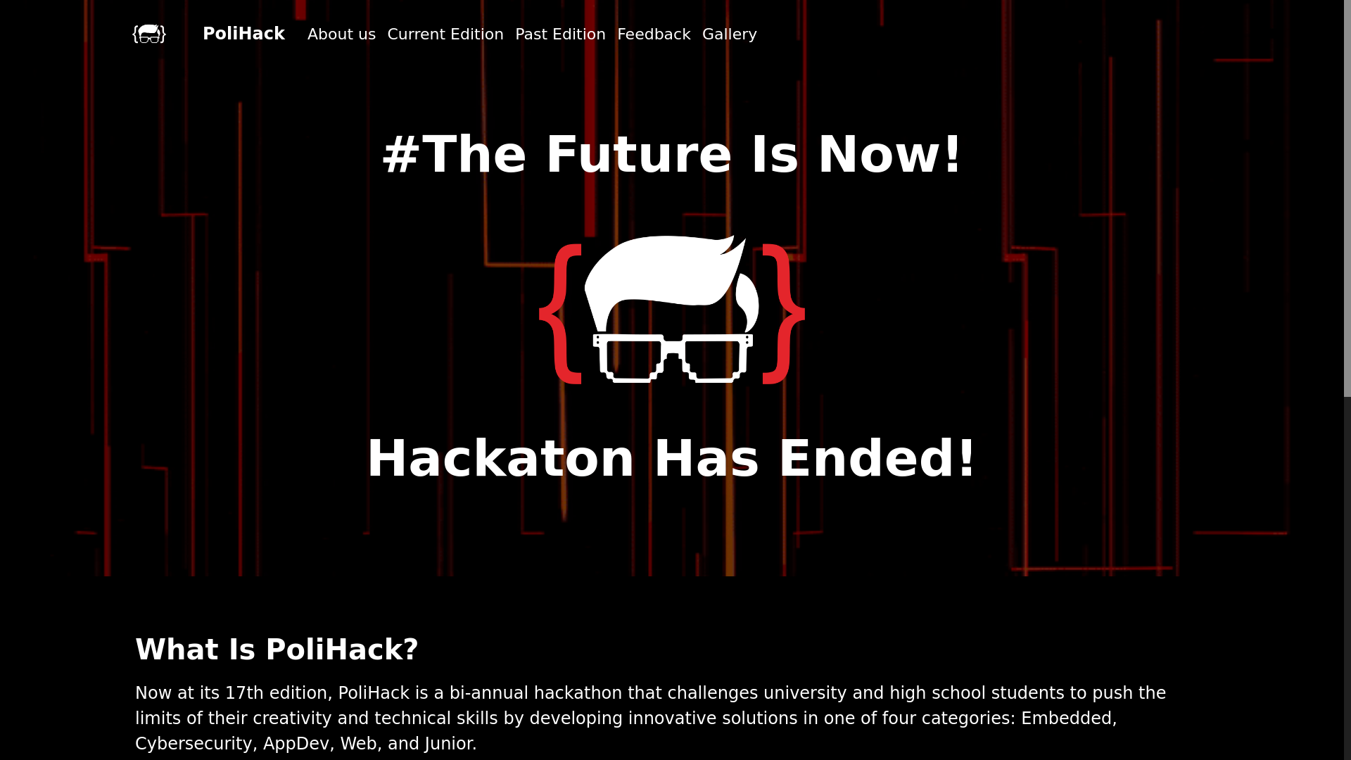 website screenshot of https://polihacksite.pages.dev/
