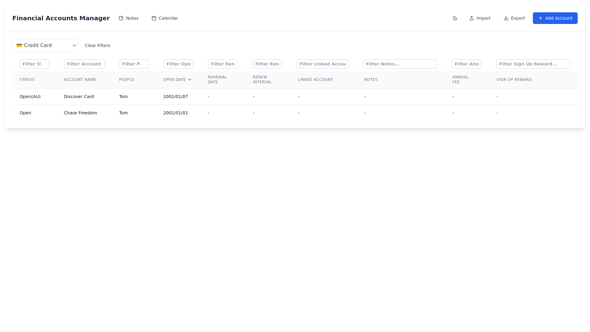 website screenshot of https://account-manager-deploy.pages.dev/