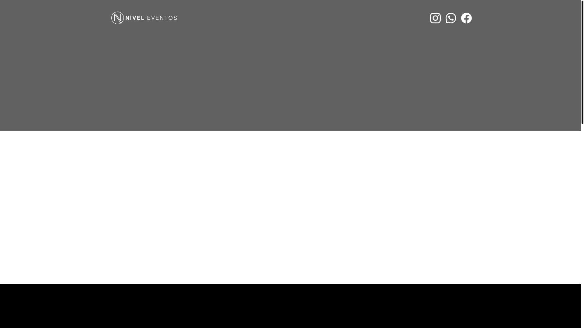 website screenshot of https://niveleventos.com.br/