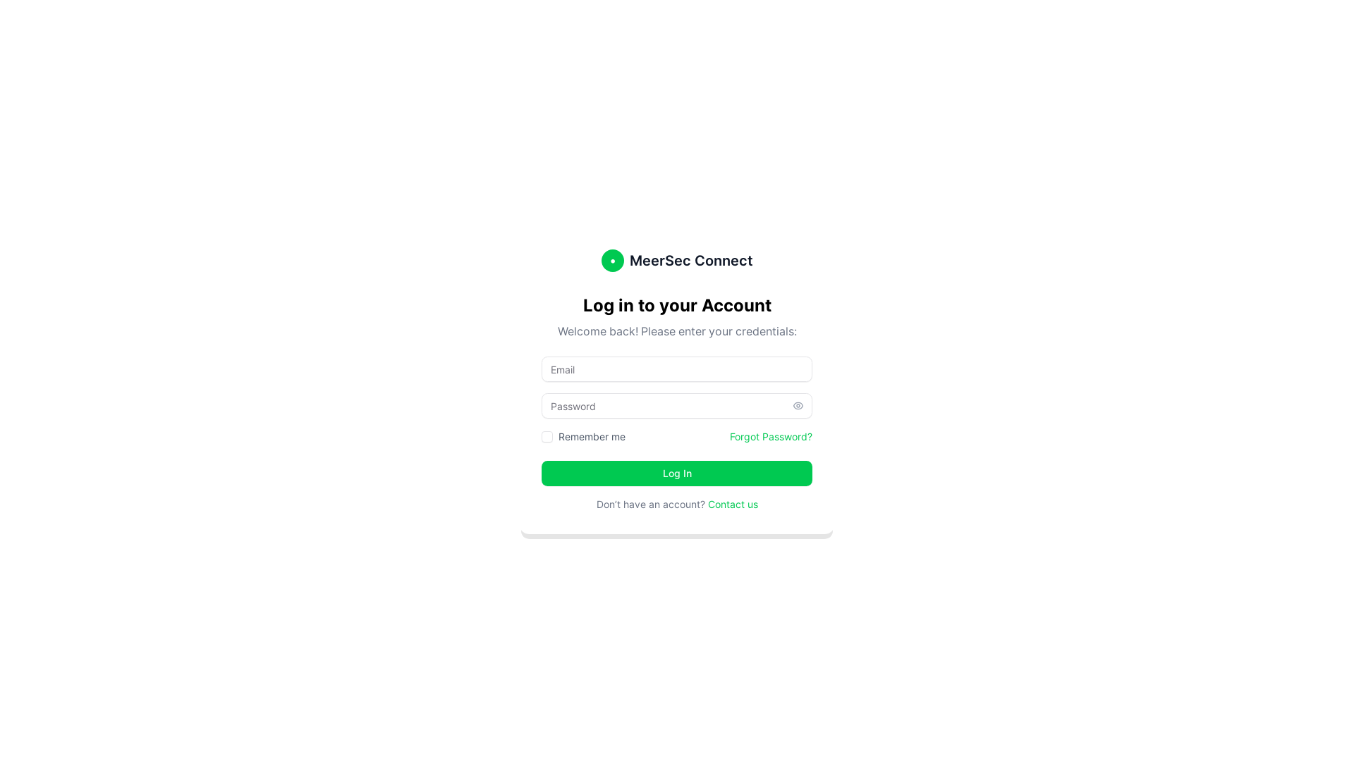 website screenshot of https://meersec-connect.pages.dev/