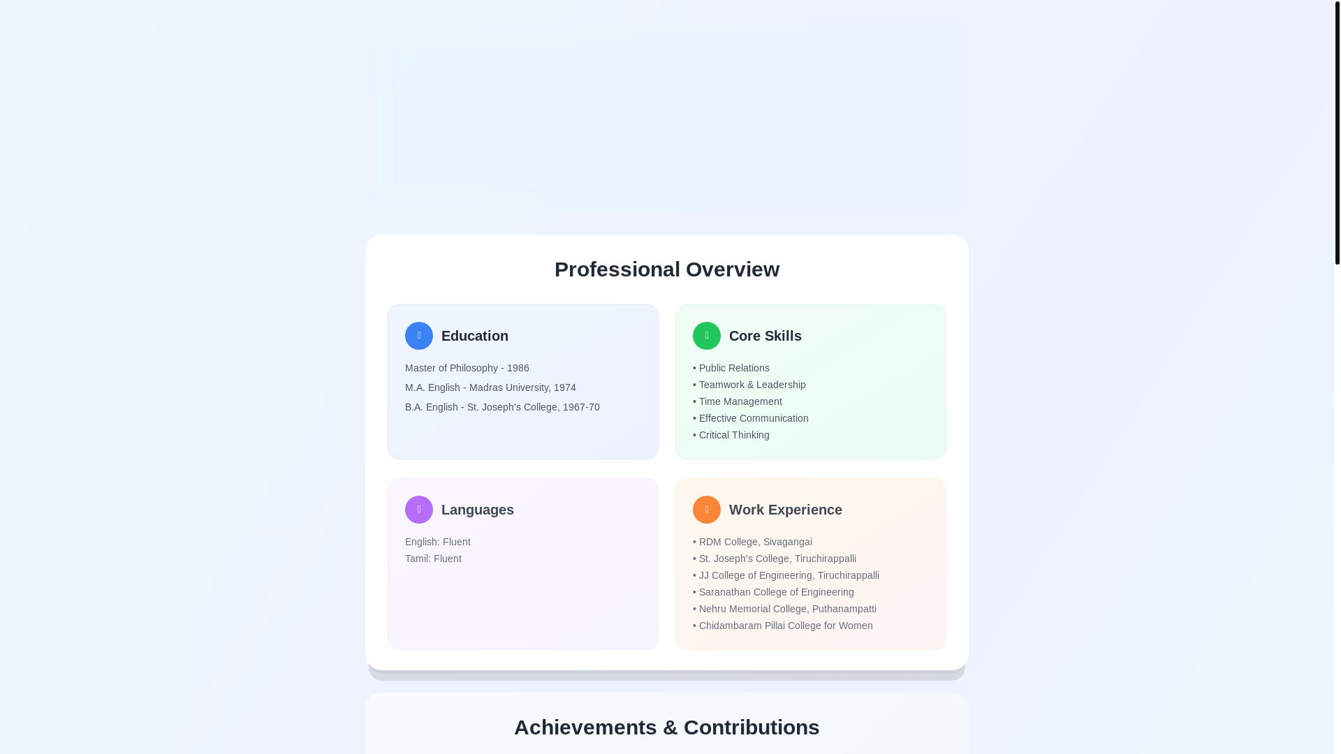 website screenshot of https://director-vekkaliamman-institute.pages.dev/
