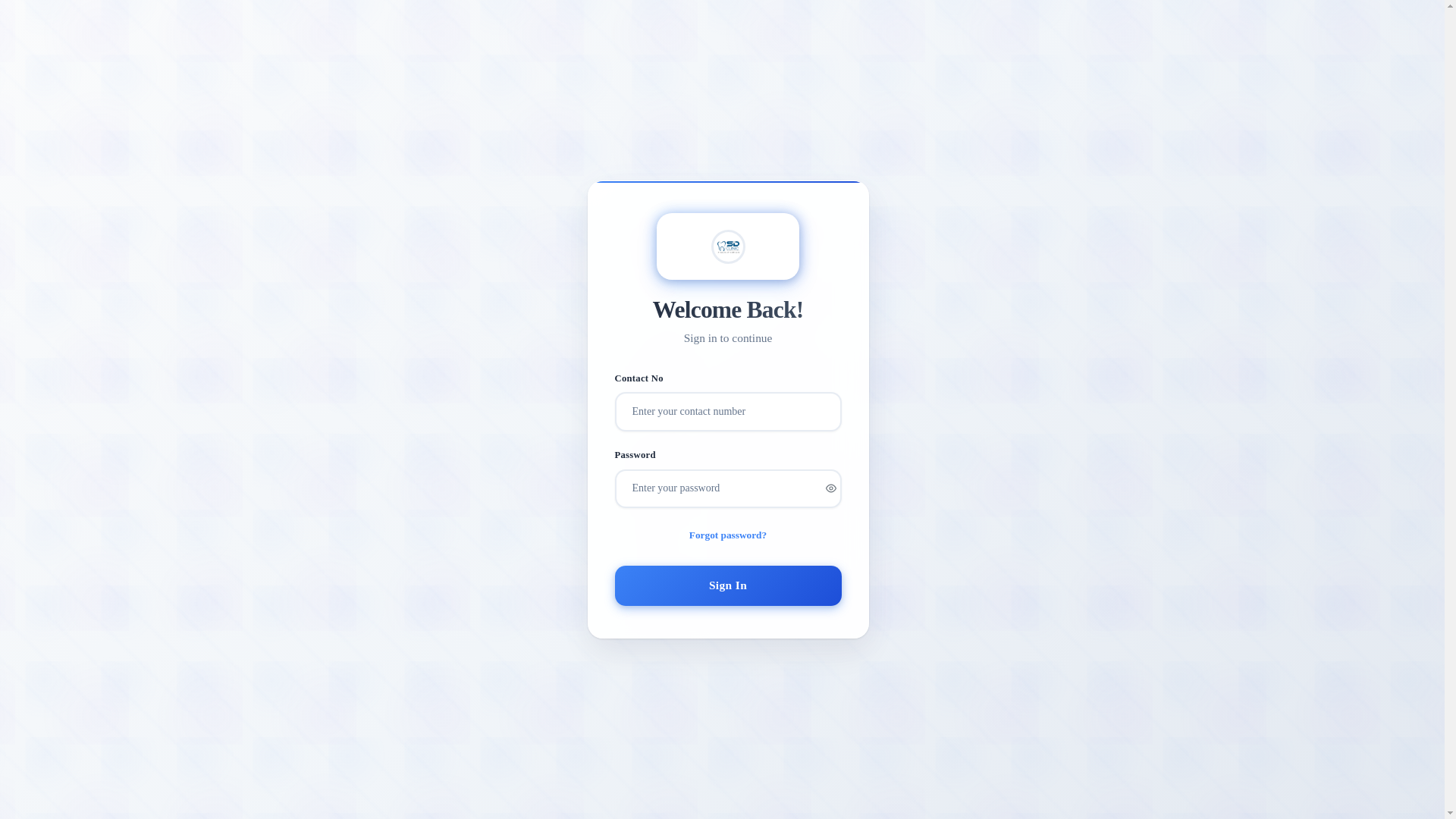 website screenshot of https://sid-clinic-devadmin.pages.dev/