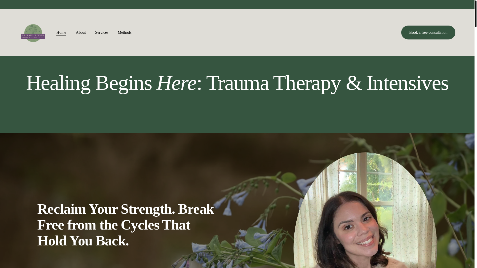 website screenshot of https://emdrtherapistvirginia.com/