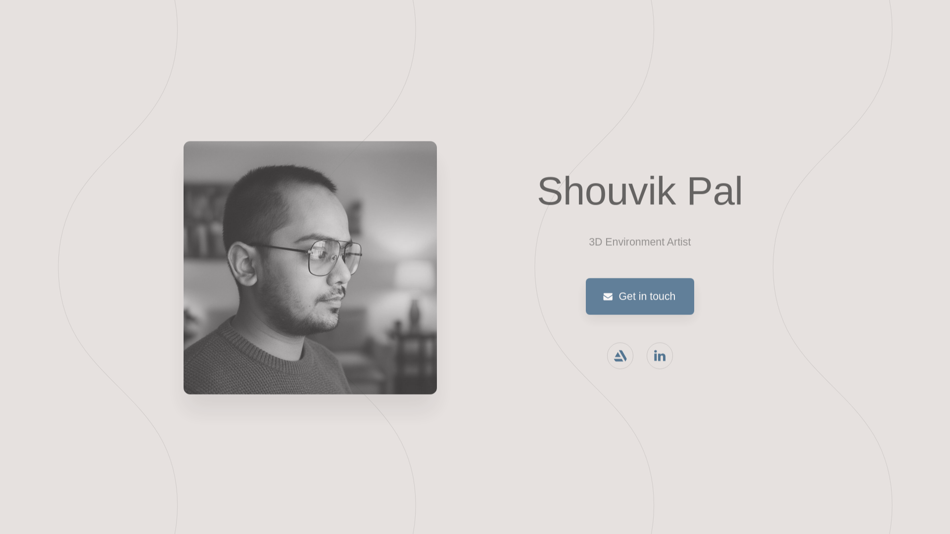 website screenshot of https://shouvik.org/
