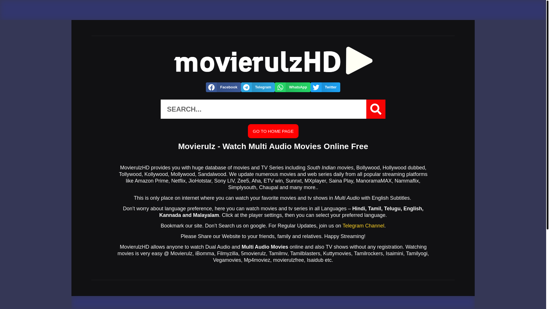 website screenshot of https://1movierulzhd.cv/
