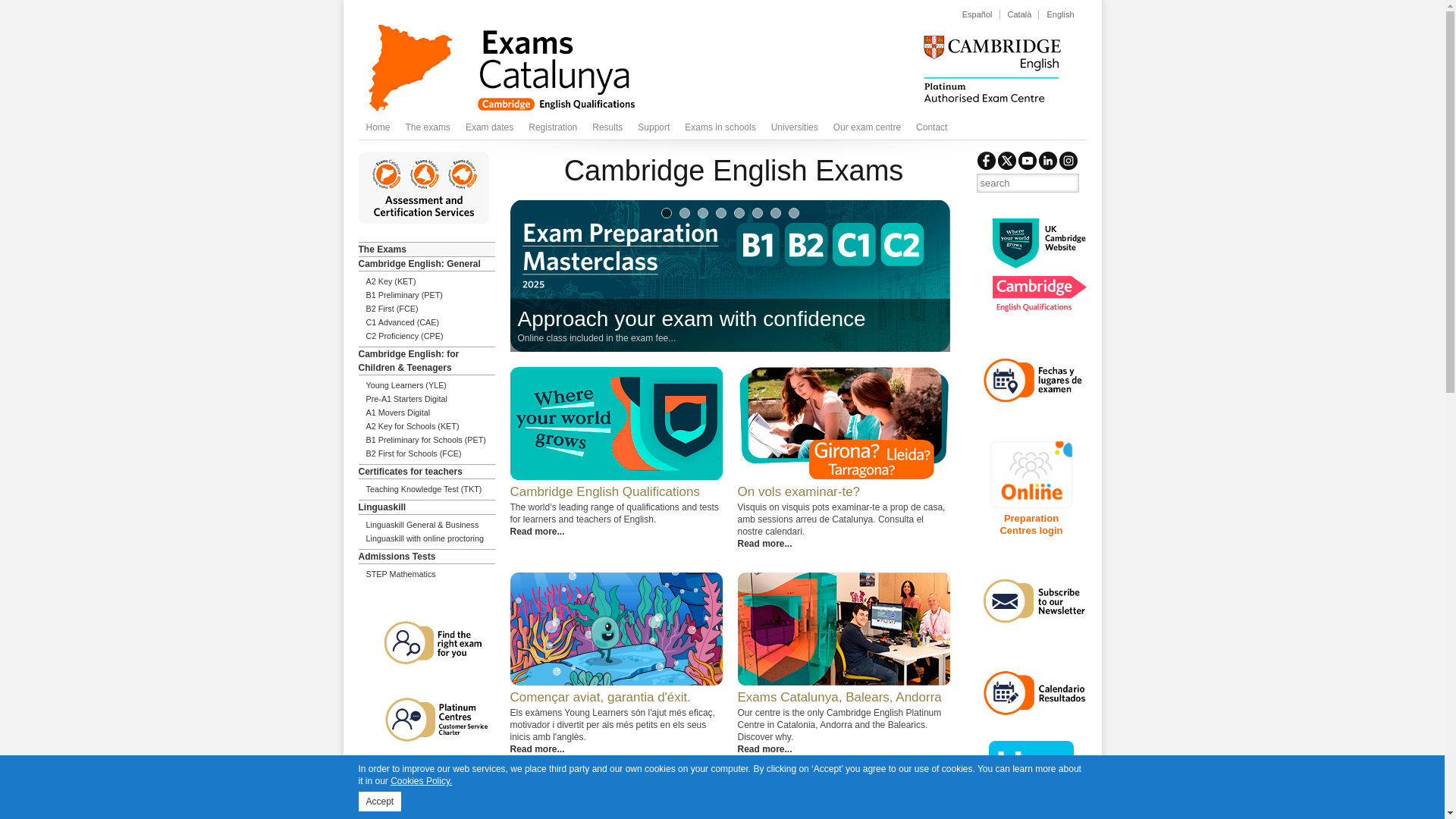 website screenshot of https://prod-exams-catalunya.pages.dev/