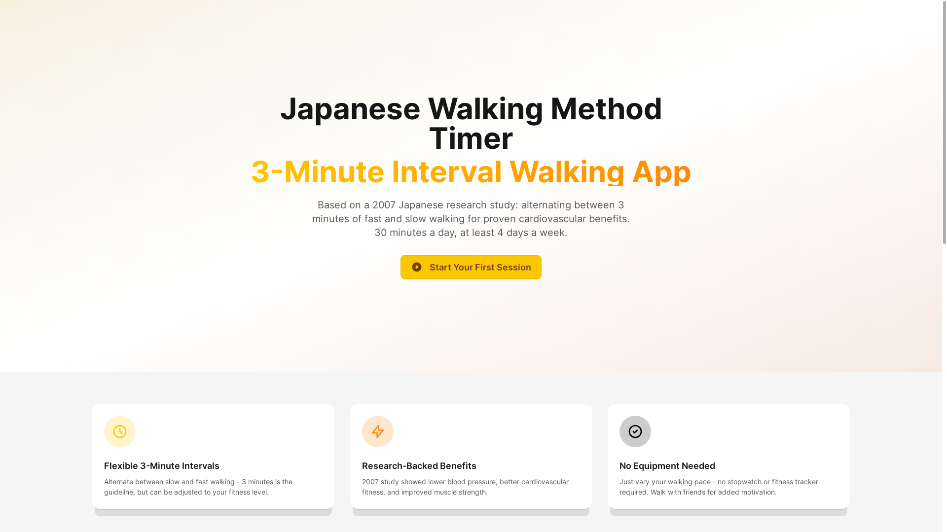 website screenshot of https://japenesewalking.com/