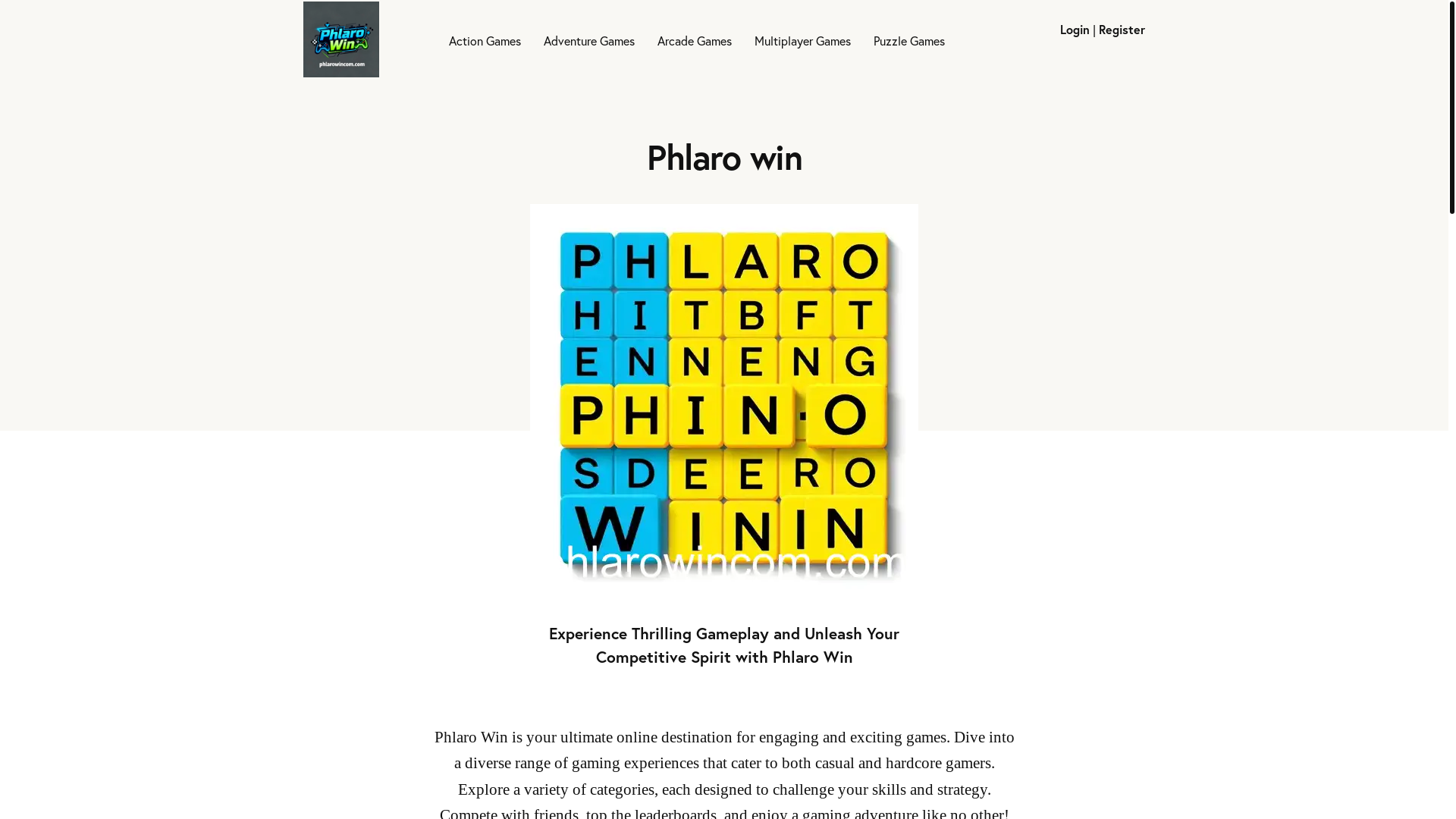 website screenshot of https://phlarowincom.com/