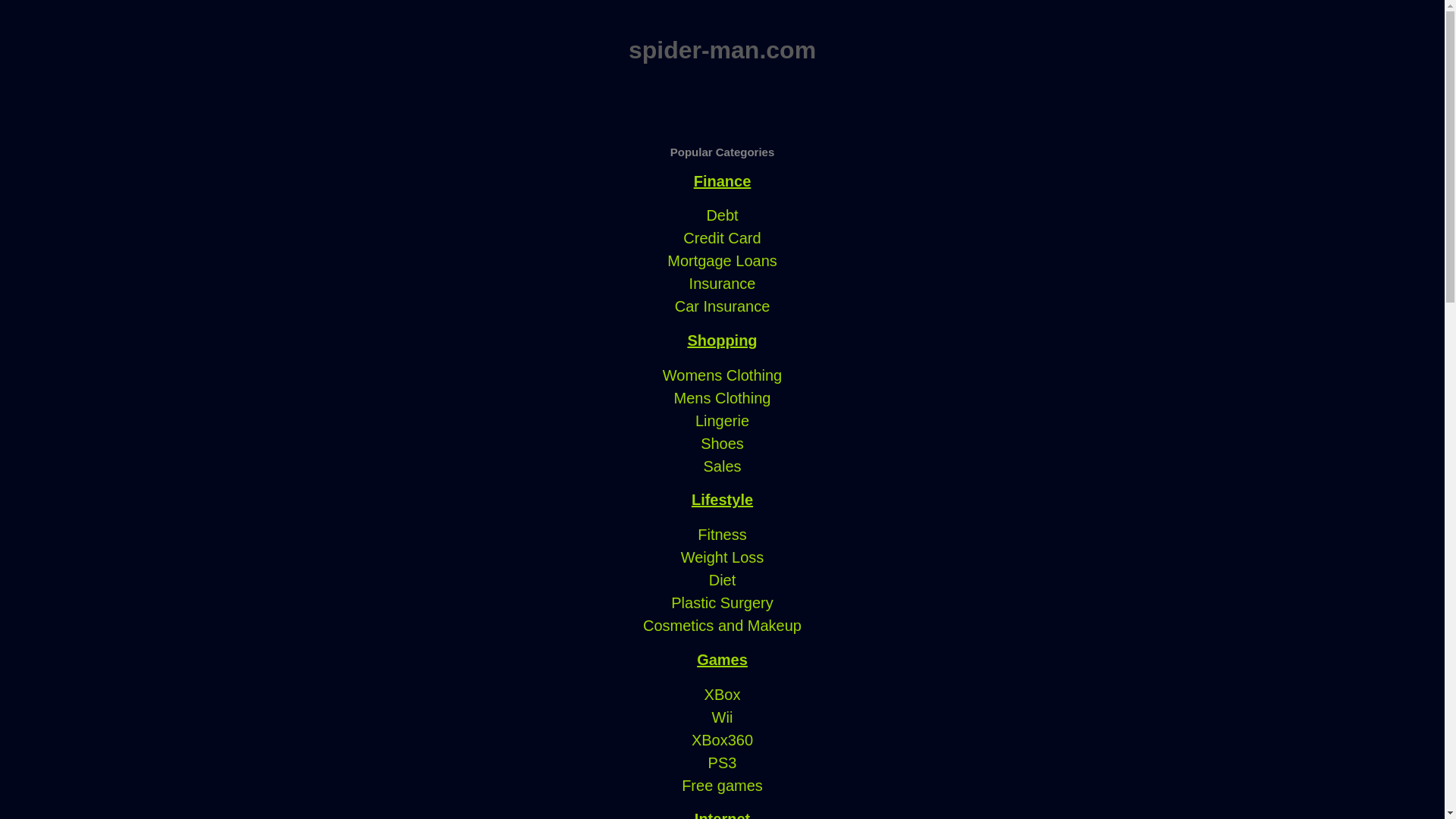 website screenshot of https://spider-man.com/