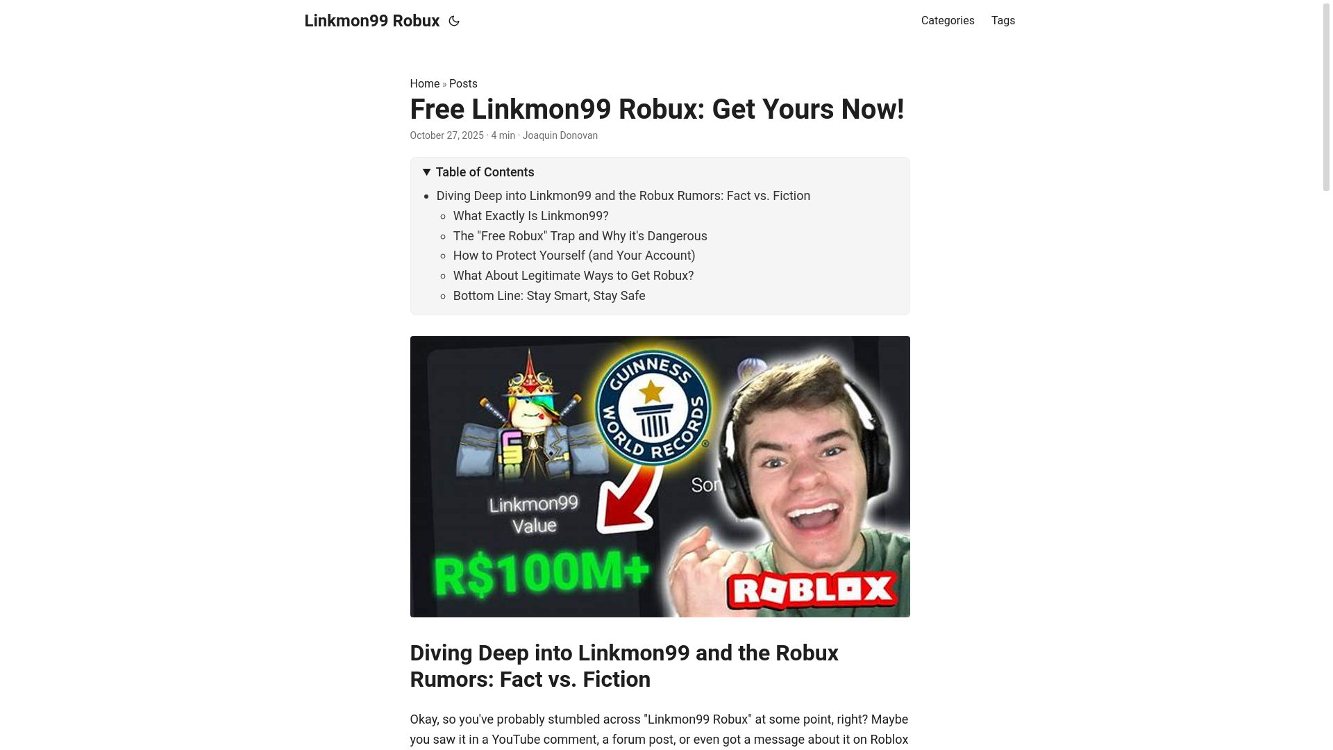 website screenshot of https://linkmon99-robux.pages.dev/