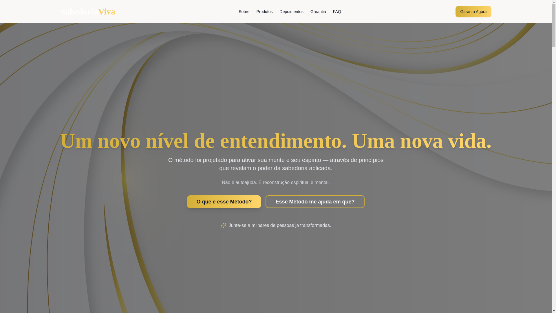 website screenshot of https://sabedoriaviva.shop/