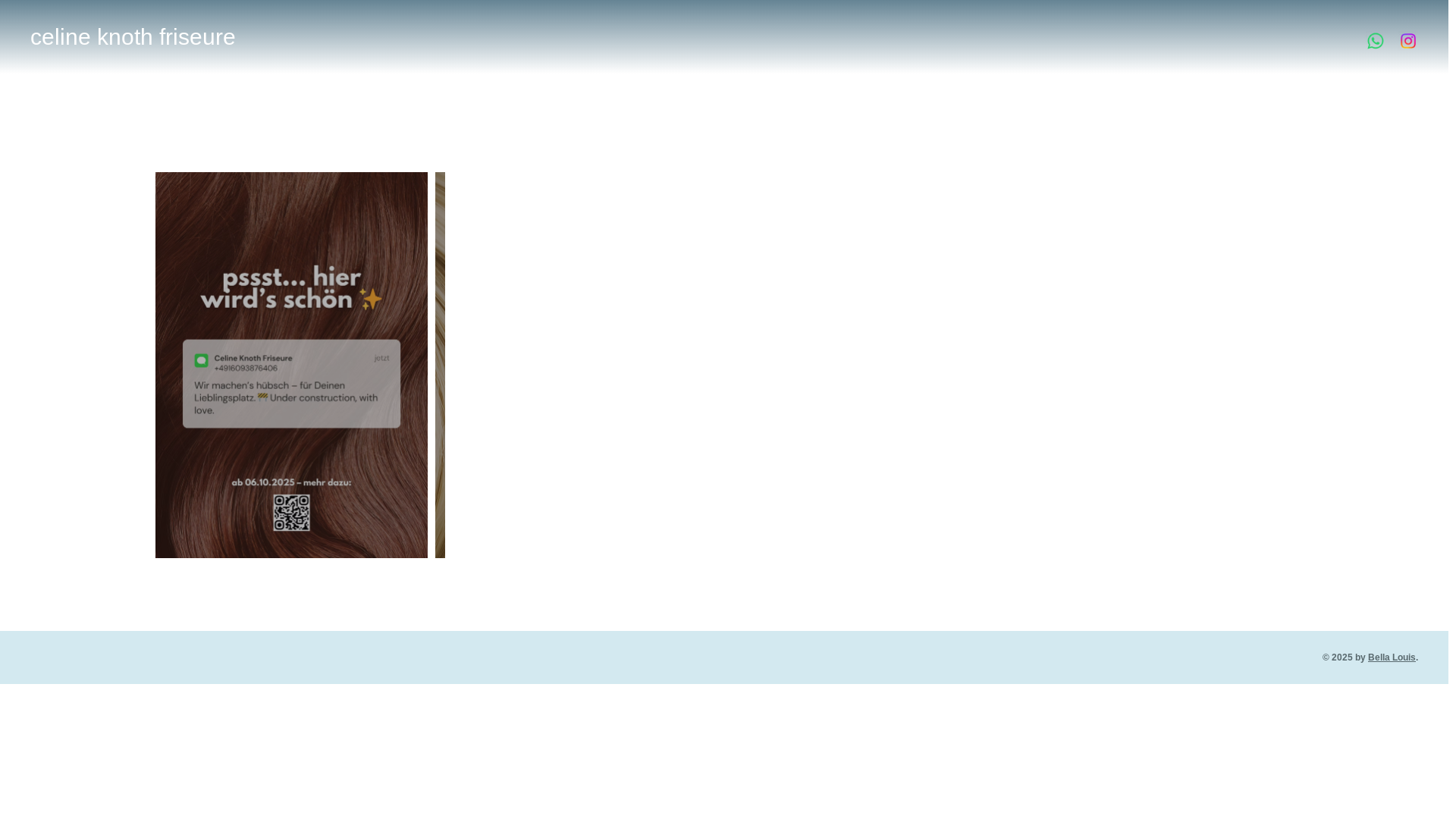 website screenshot of https://celine-friseur.de/