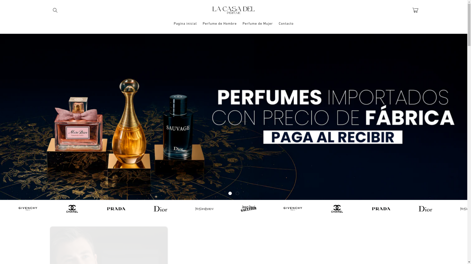 website screenshot of https://laccasaaromas.com/