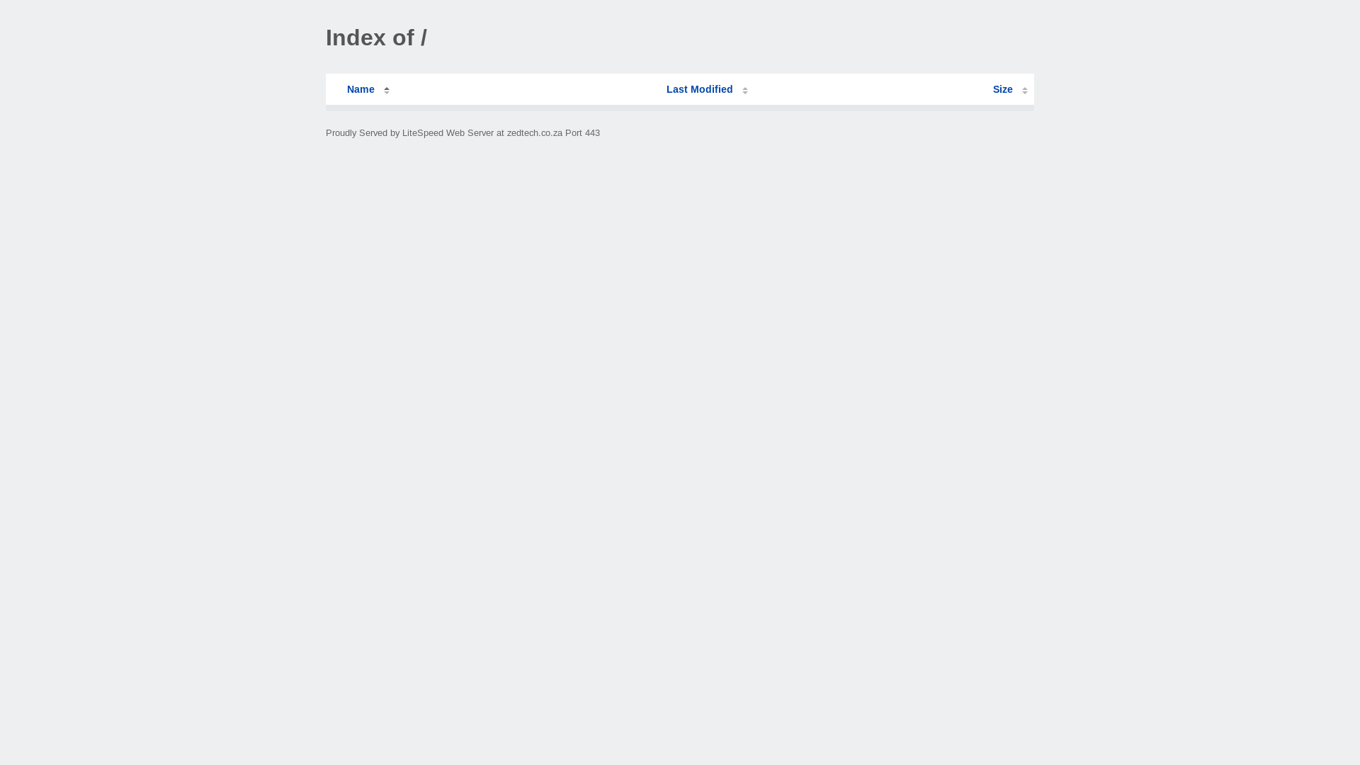 website screenshot of https://zedtech.co.za/