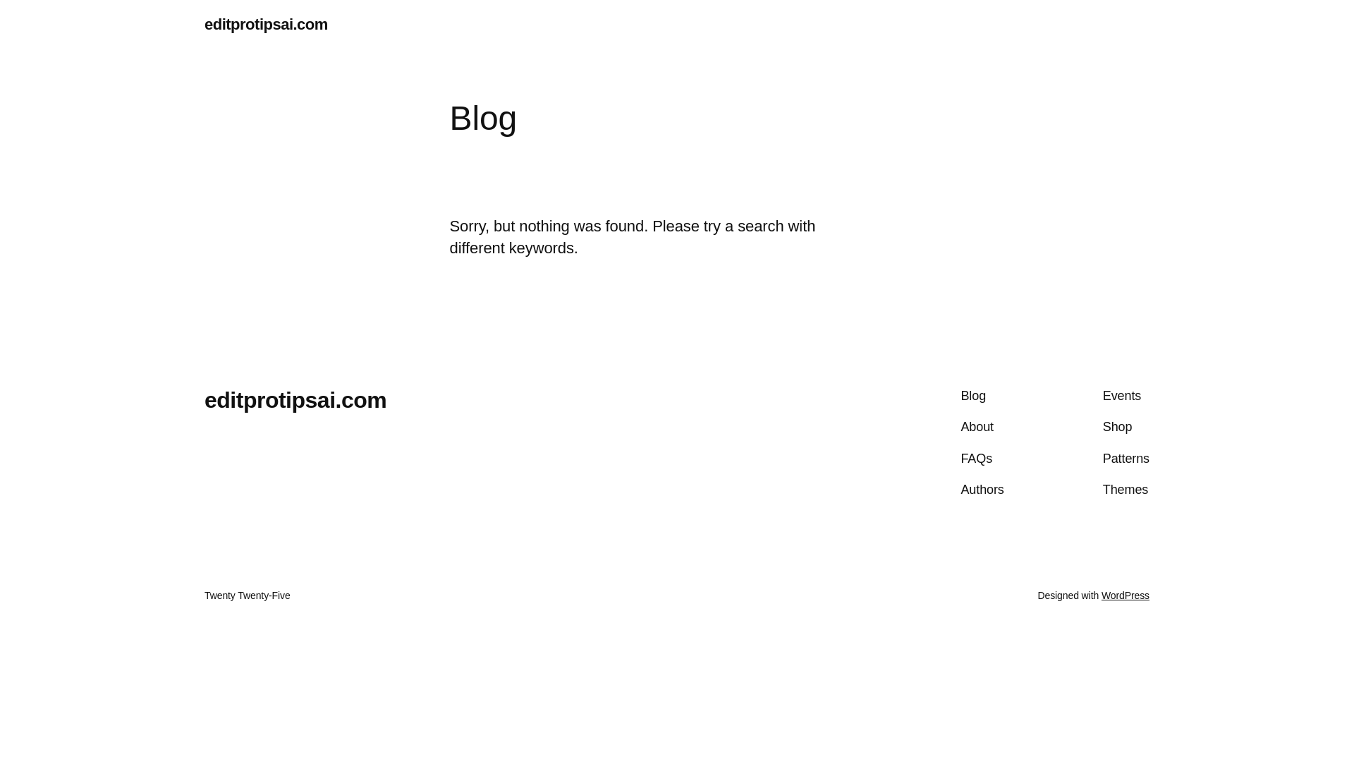 website screenshot of https://editprotipsai.com/