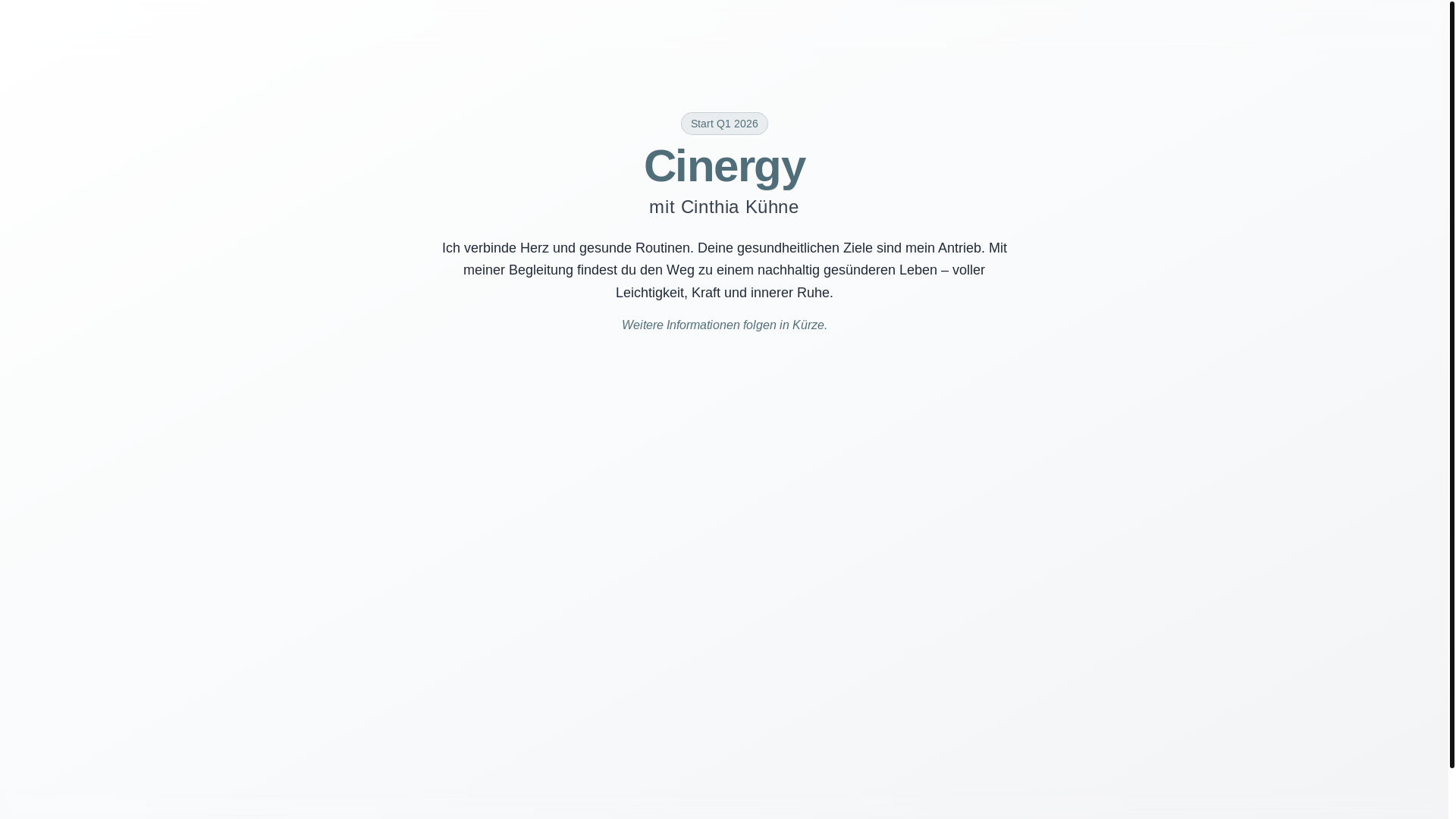 website screenshot of https://cinthia.ch/