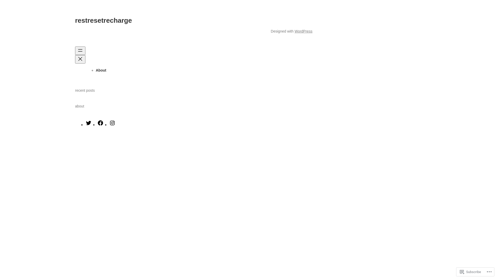 website screenshot of https://restresetrecharge.com/
