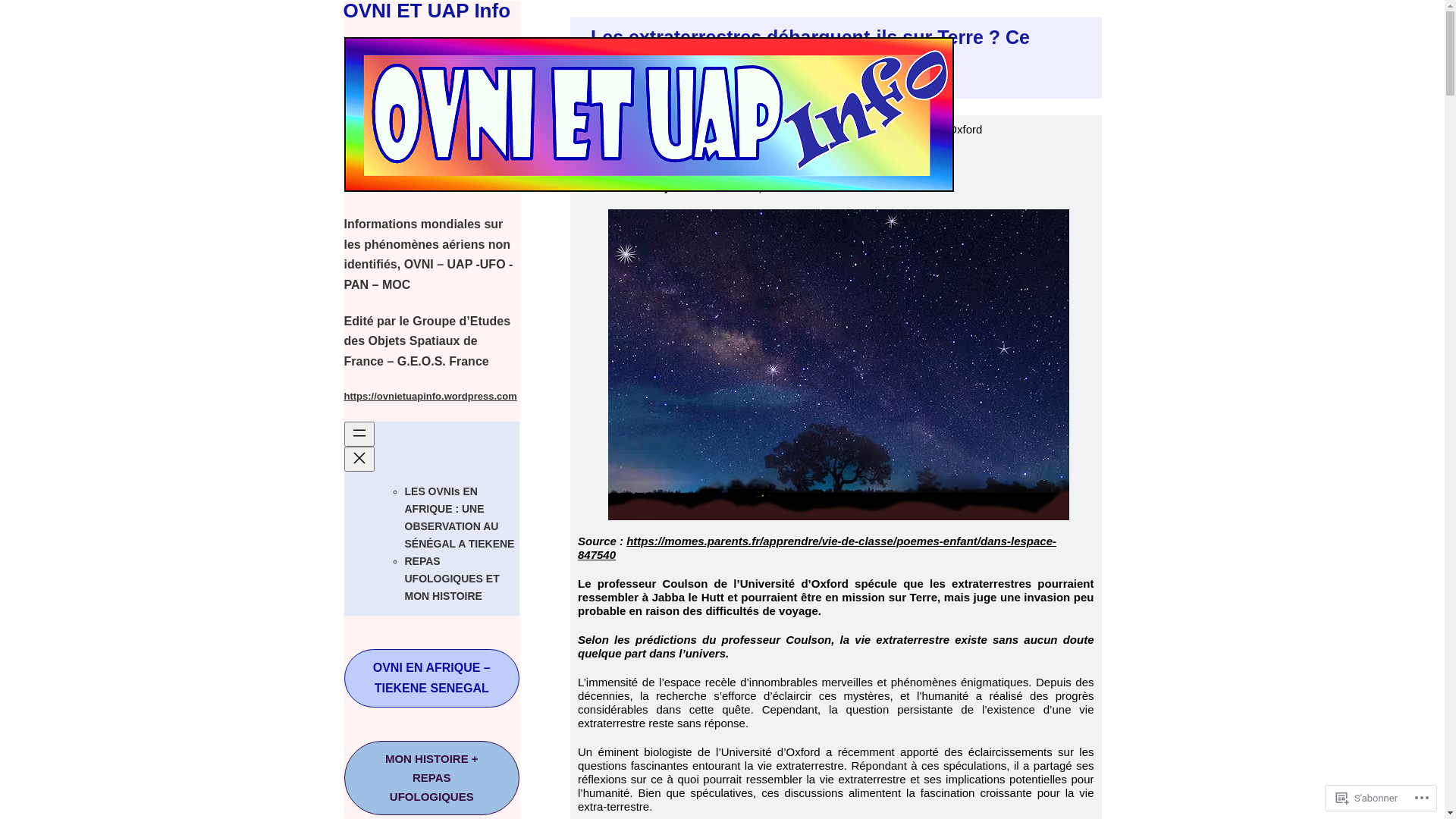website screenshot of https://ovnietuapinfo.com/